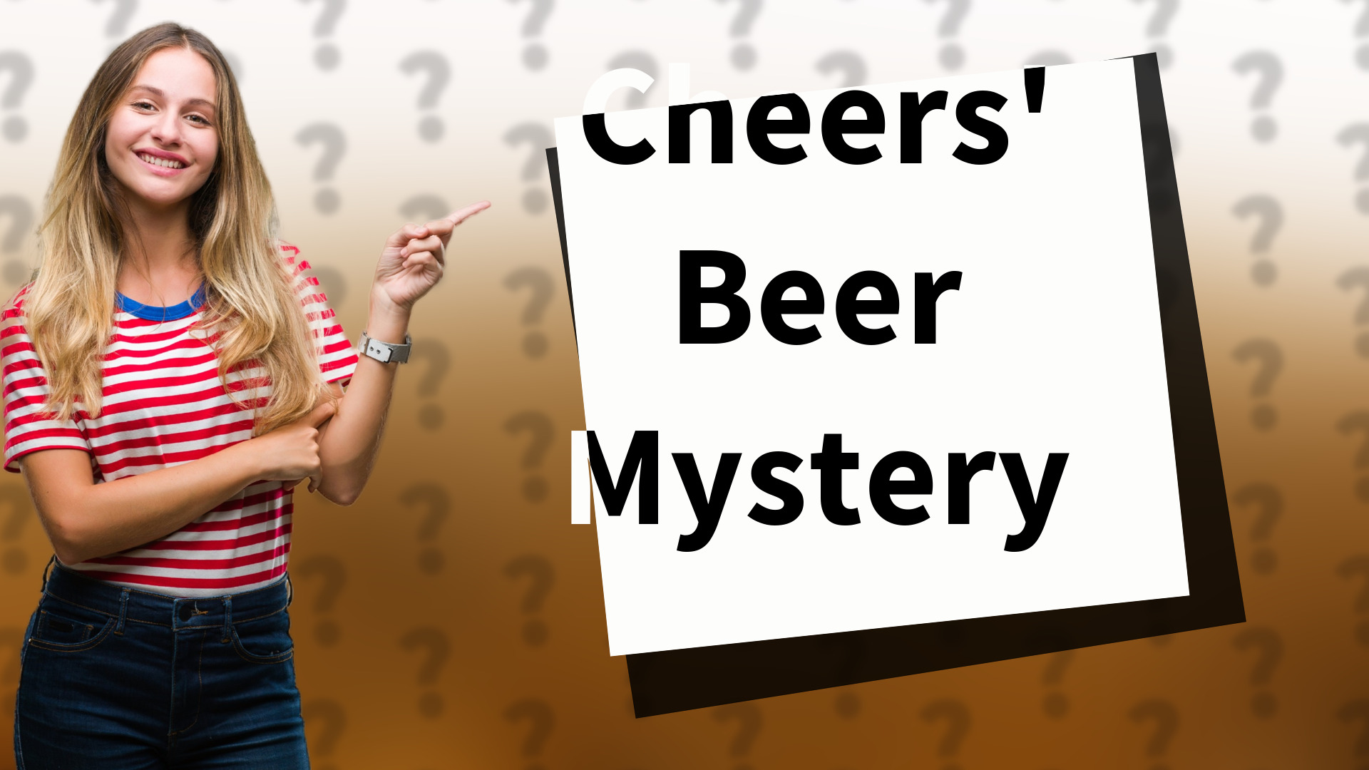 Cheers' Beer Mystery