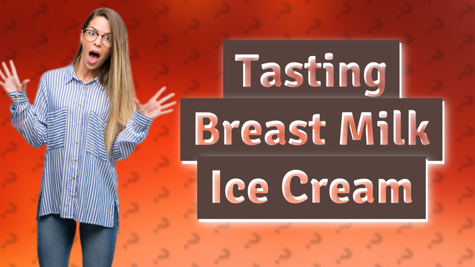Tasting Breast Milk Ice Cream