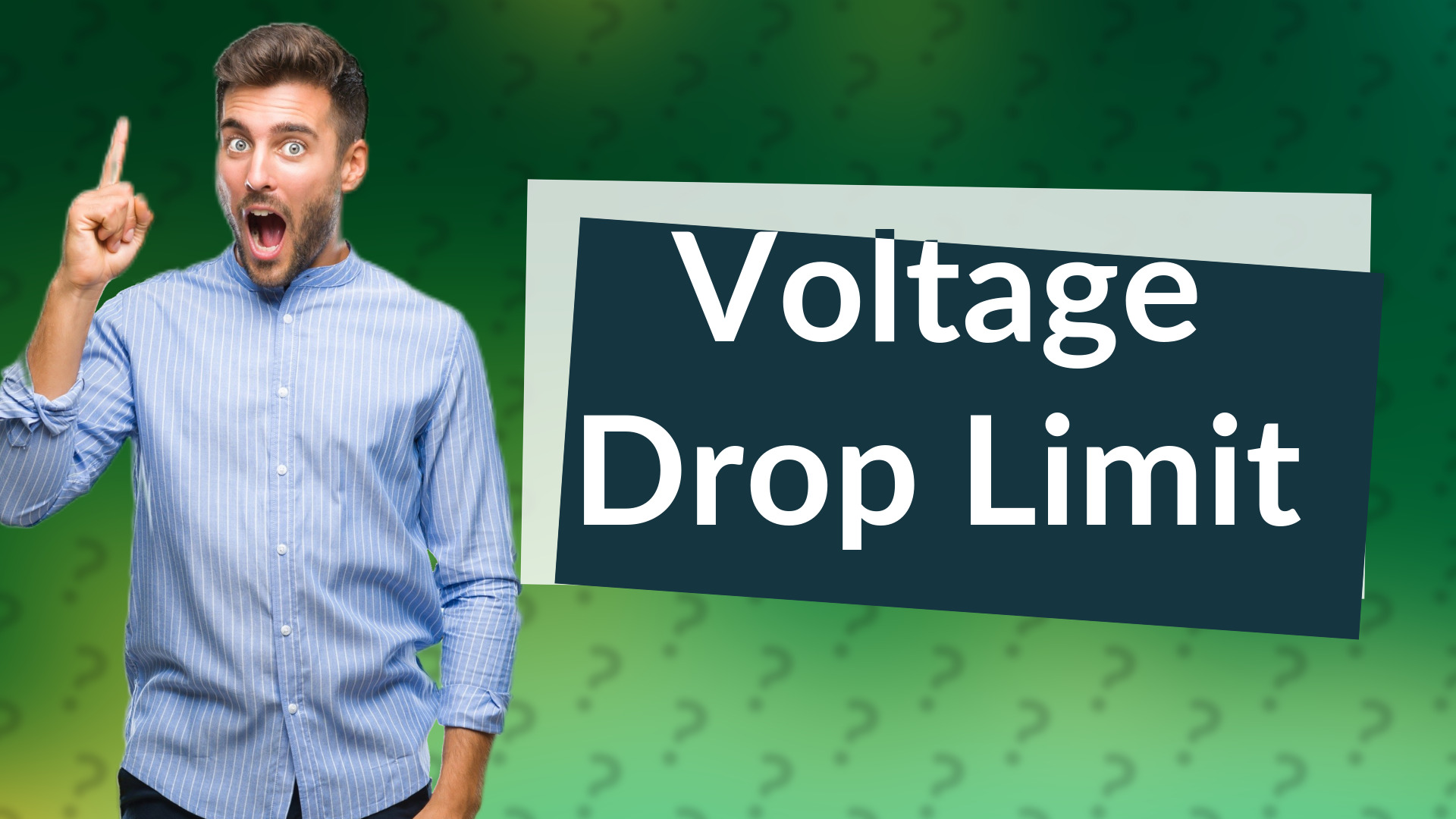 Voltage Drop Limit