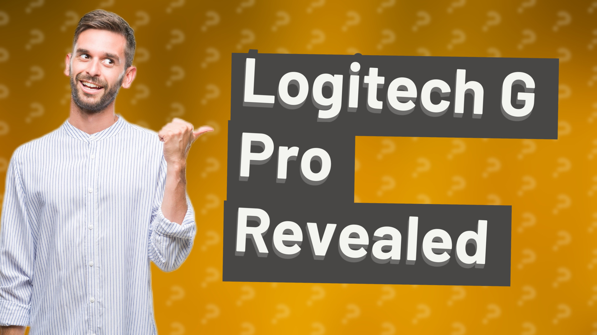 Logitech G Pro Revealed
