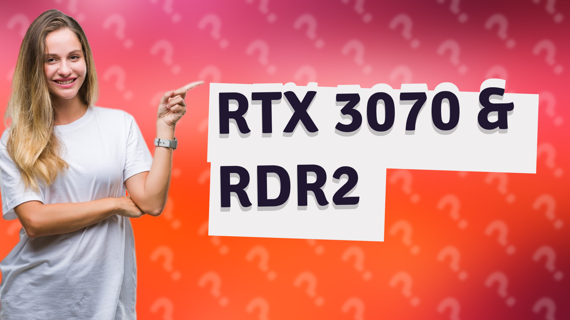 RTX 3070 & RDR2