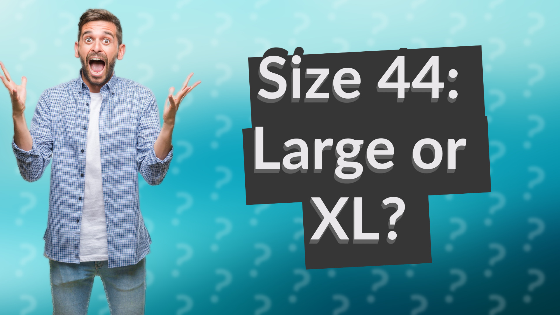 Size 44: Large or XL?