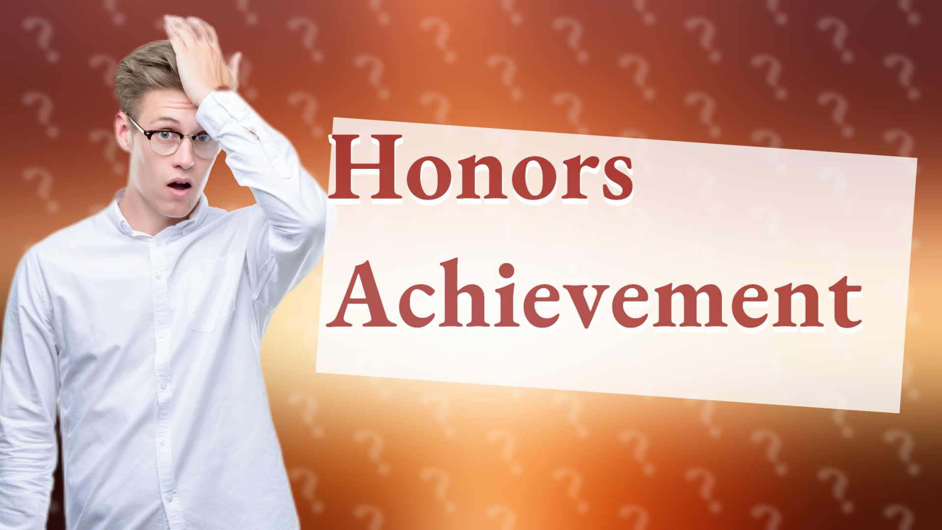Honors Achievement