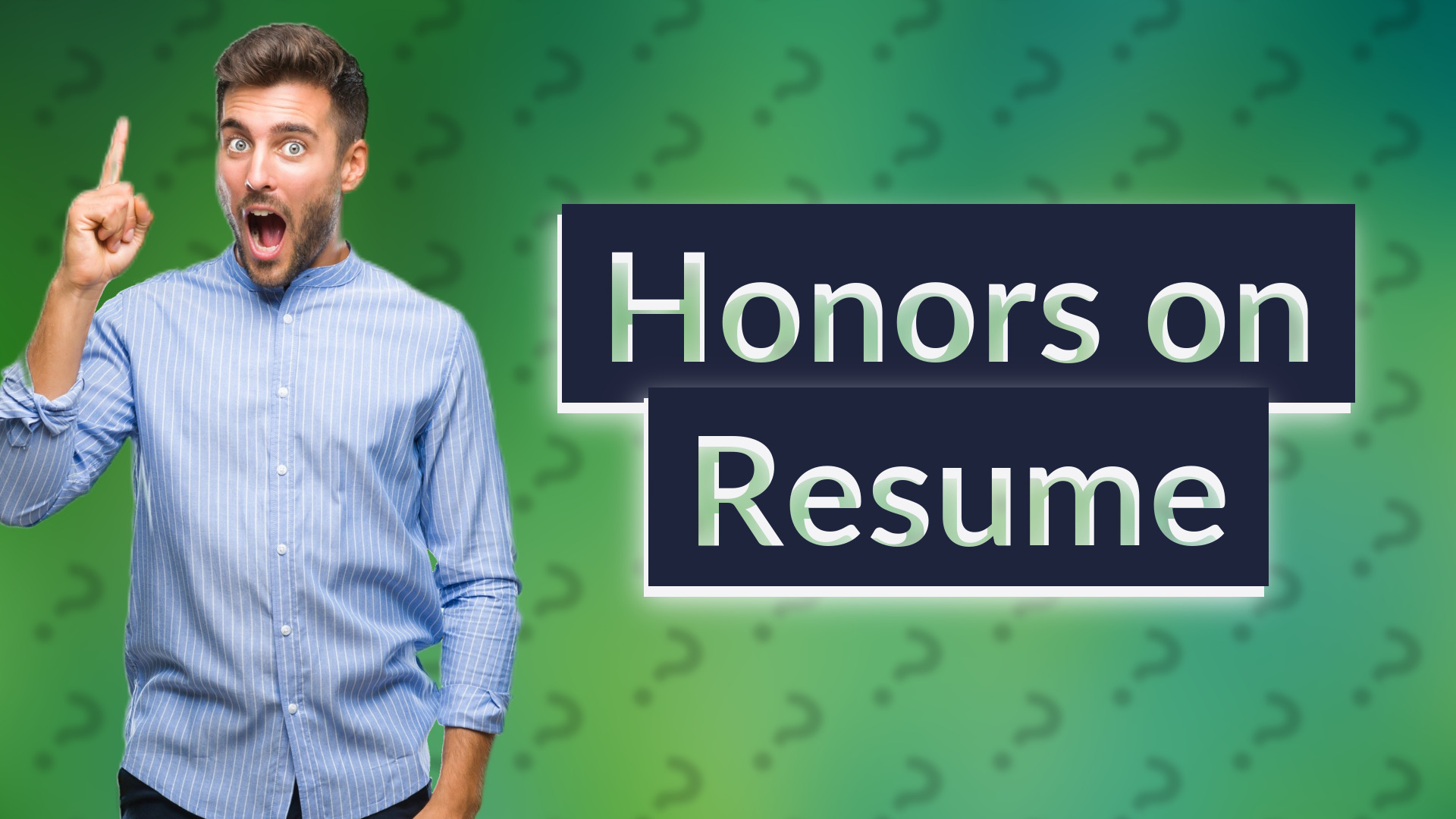 Honors on Resume