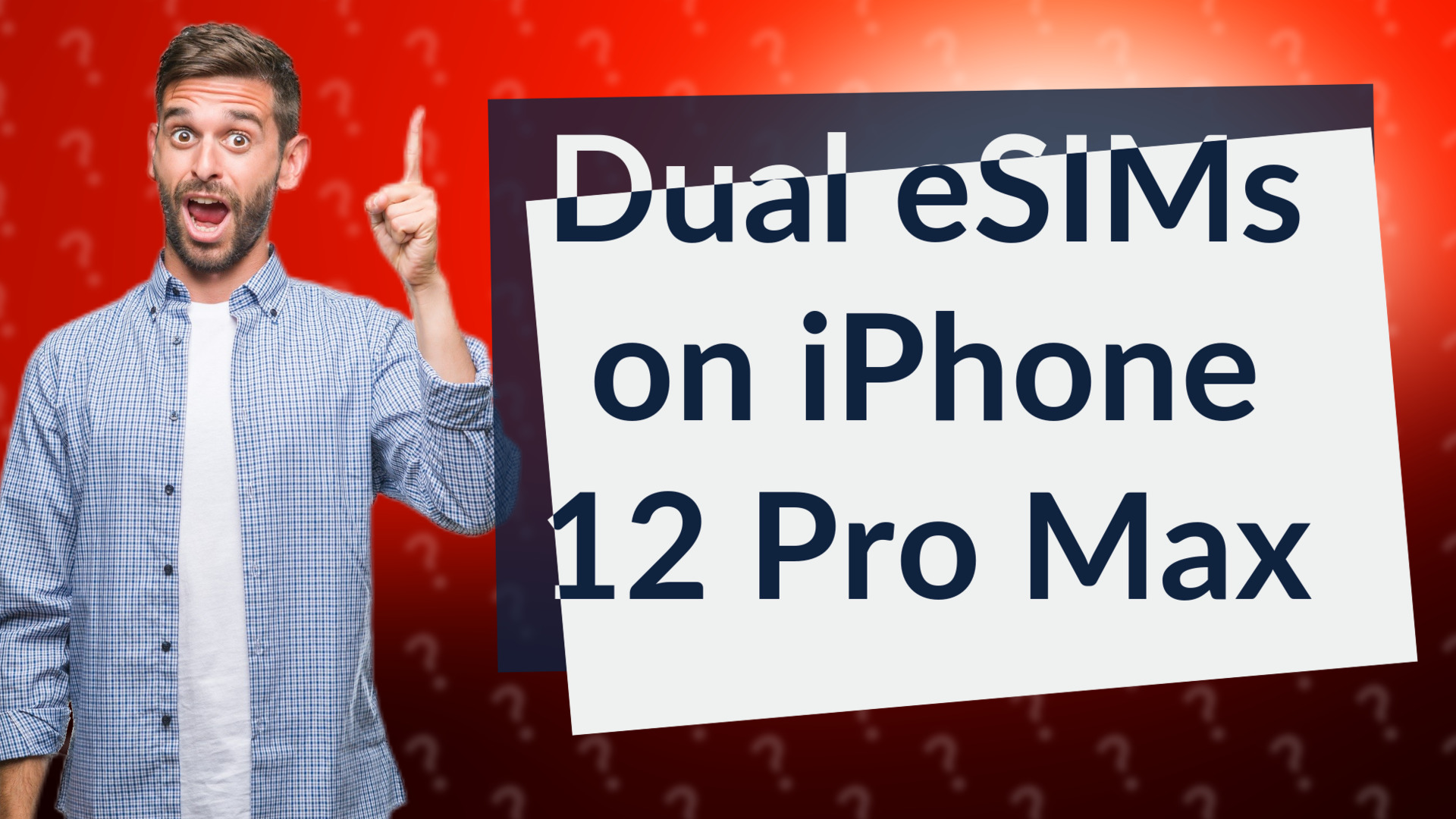 Dual eSIMs on iPhone 12 Pro Max