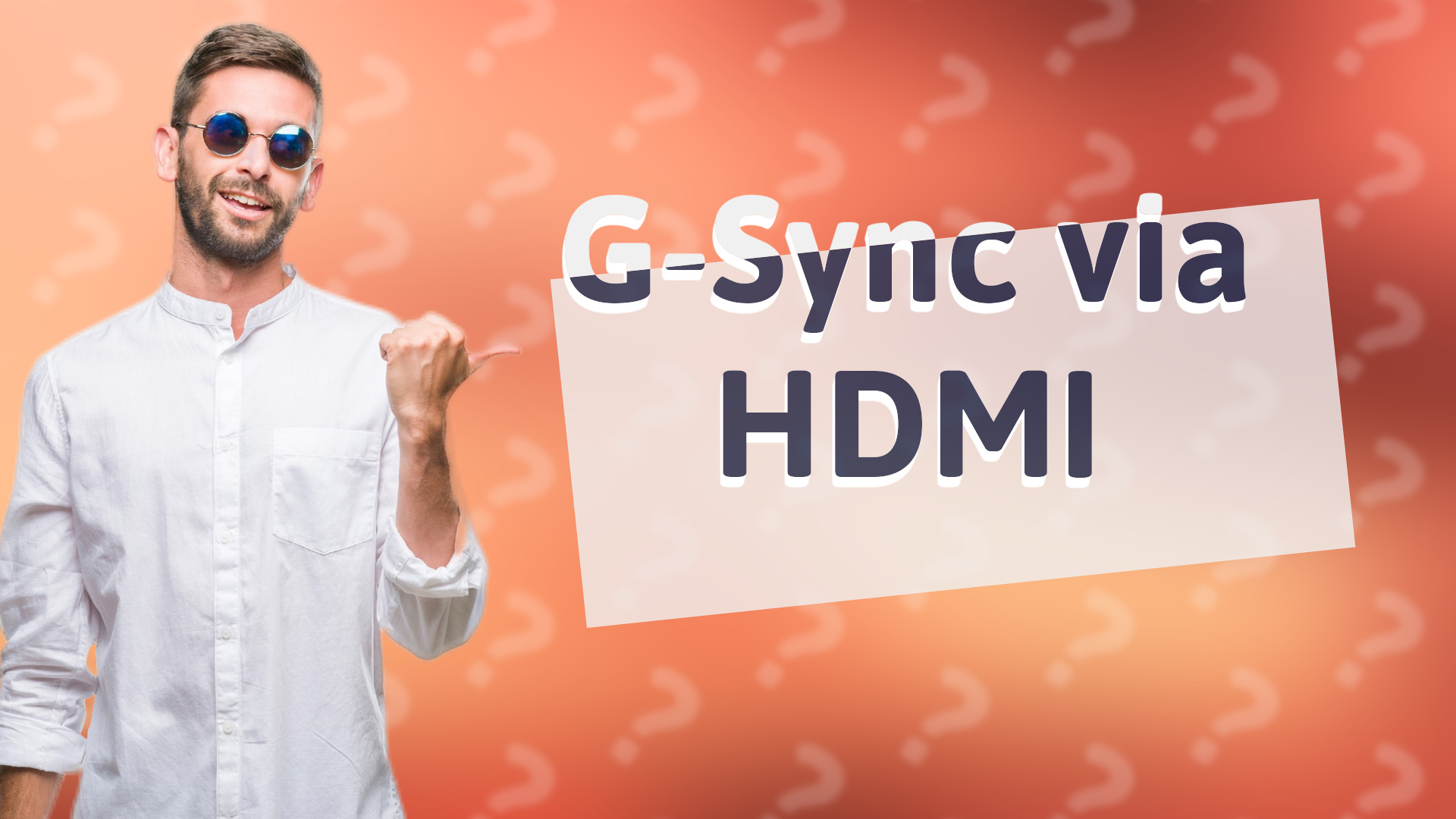 G-Sync via HDMI