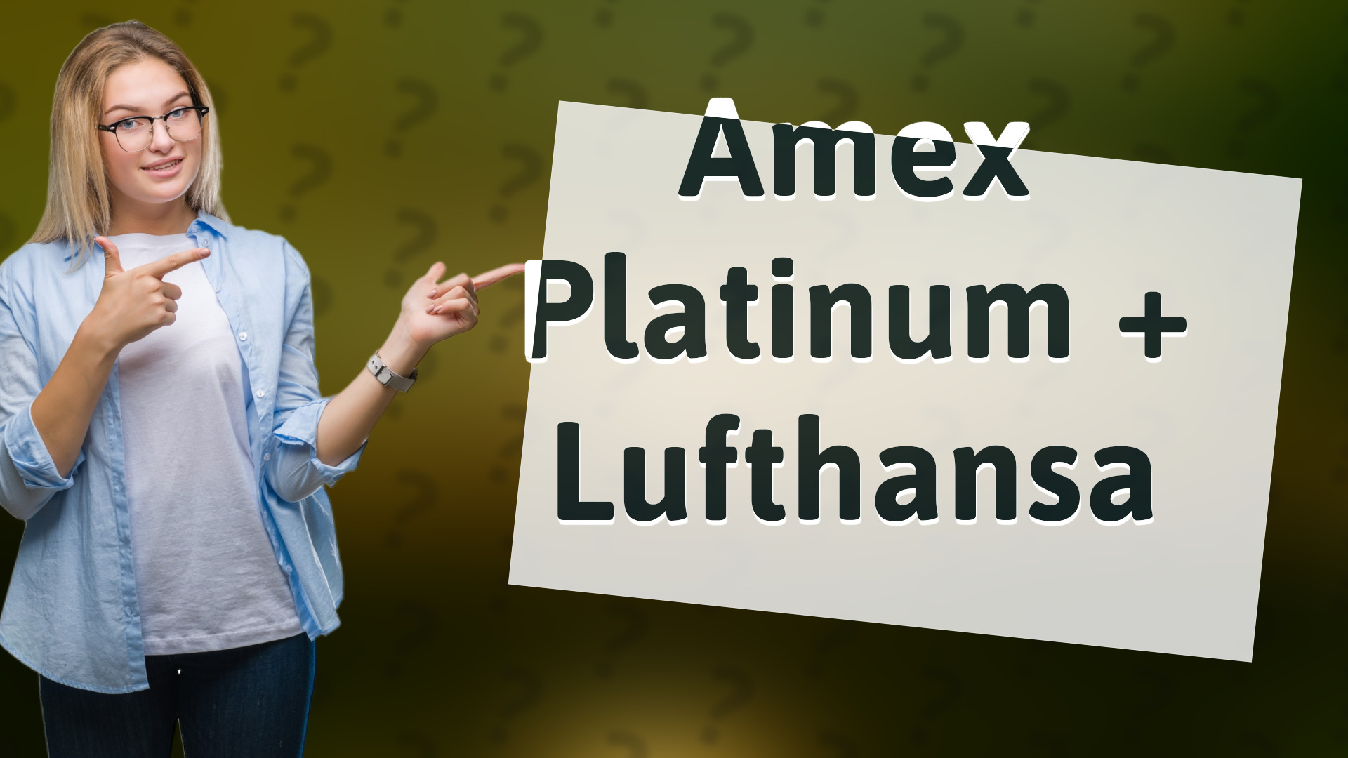 Amex Platinum + Lufthansa