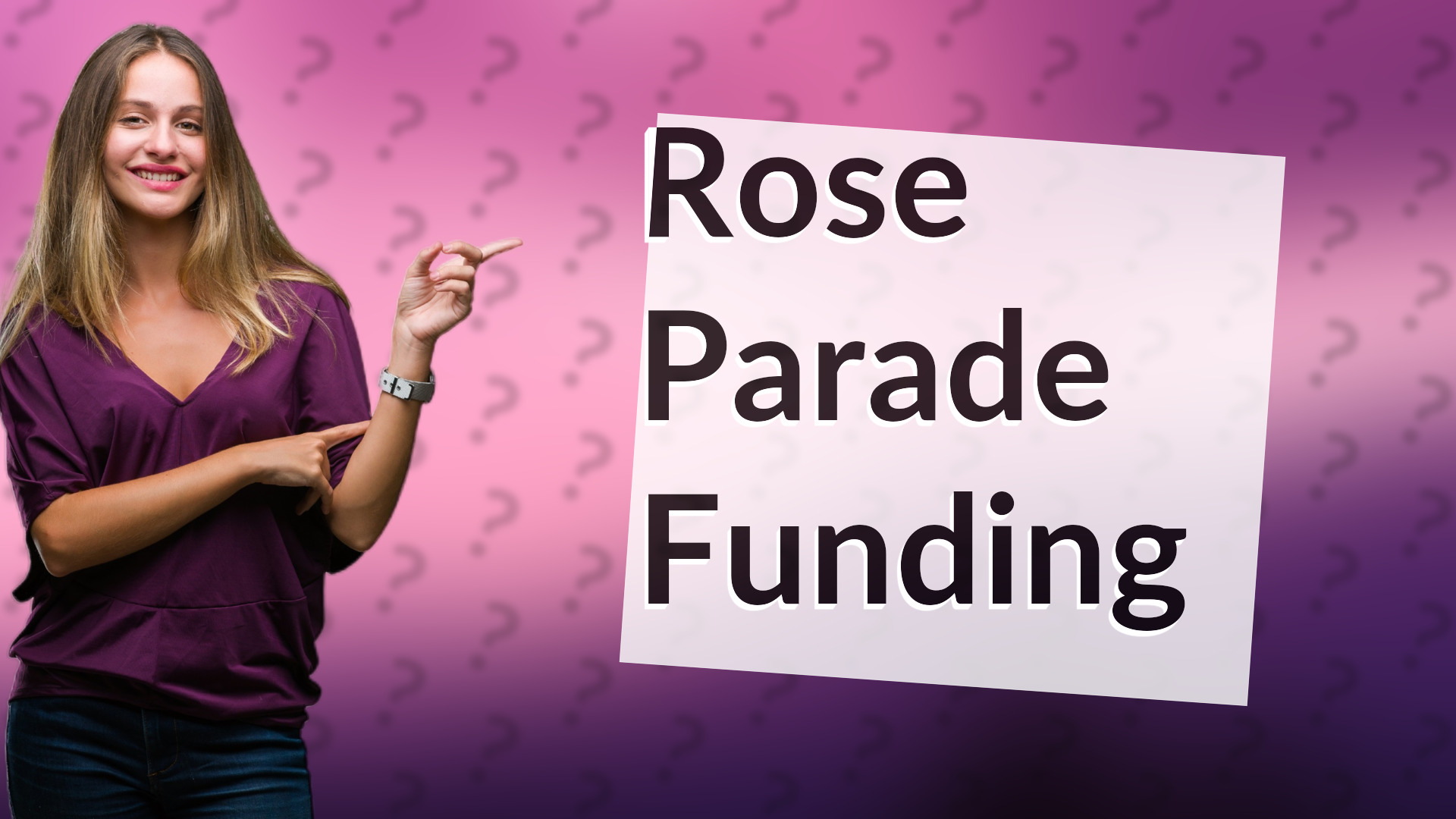 Rose Parade Funding