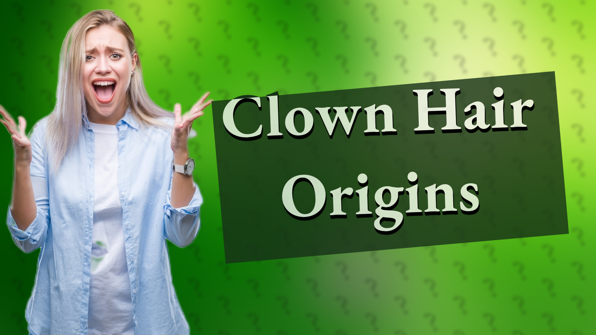 Clown Hair Origins
