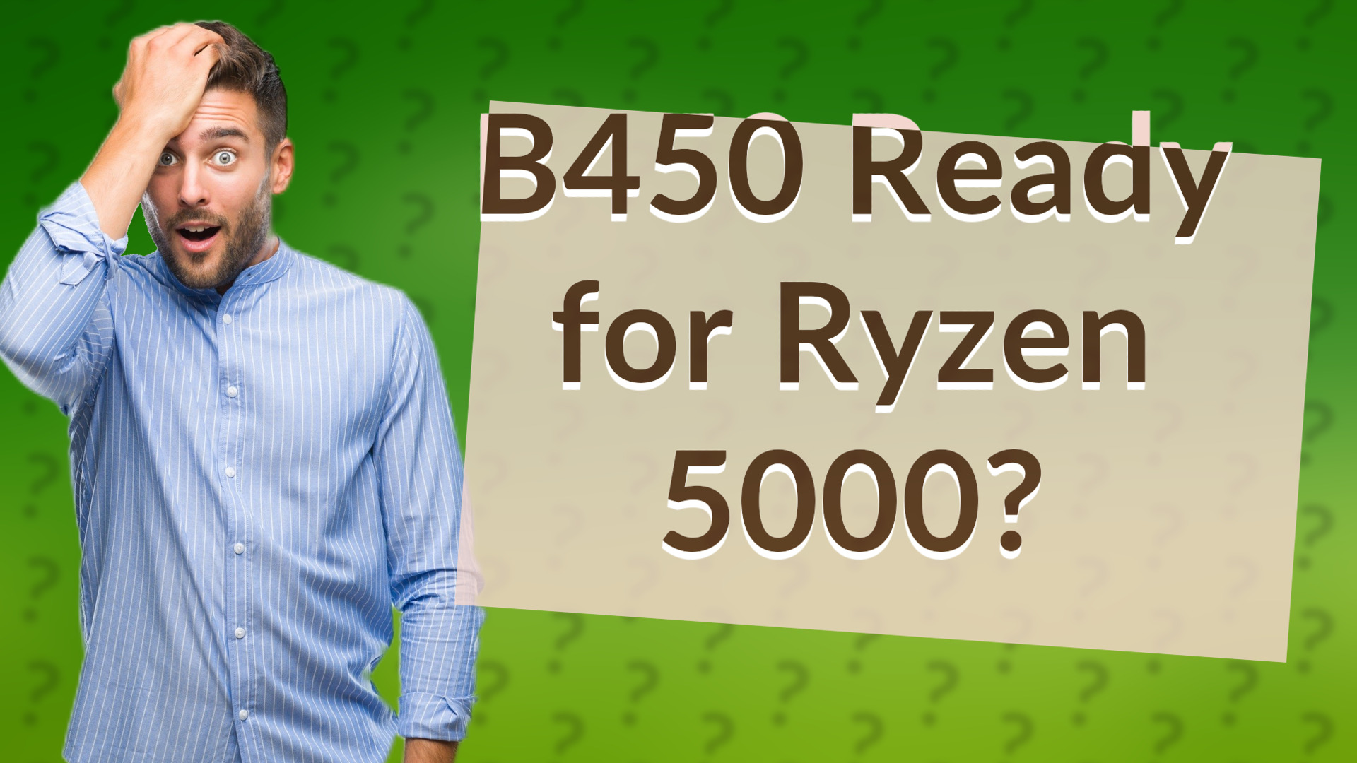 B450 Ready for Ryzen 5000?