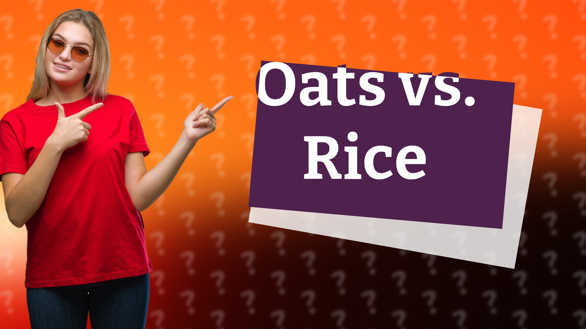 Oats vs. Rice