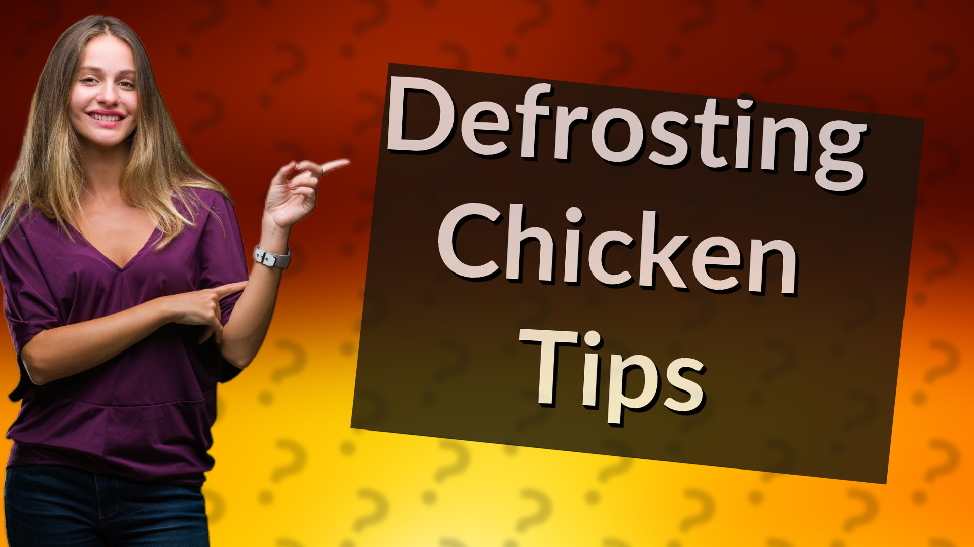 Defrosting Chicken Tips