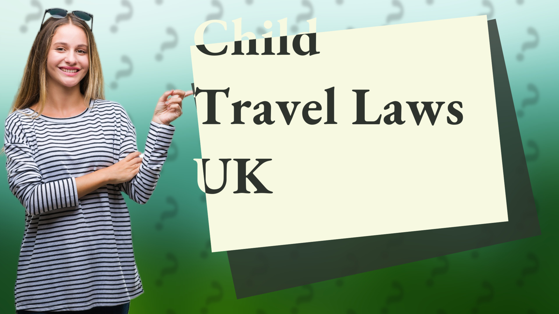 Child Travel Laws UK
