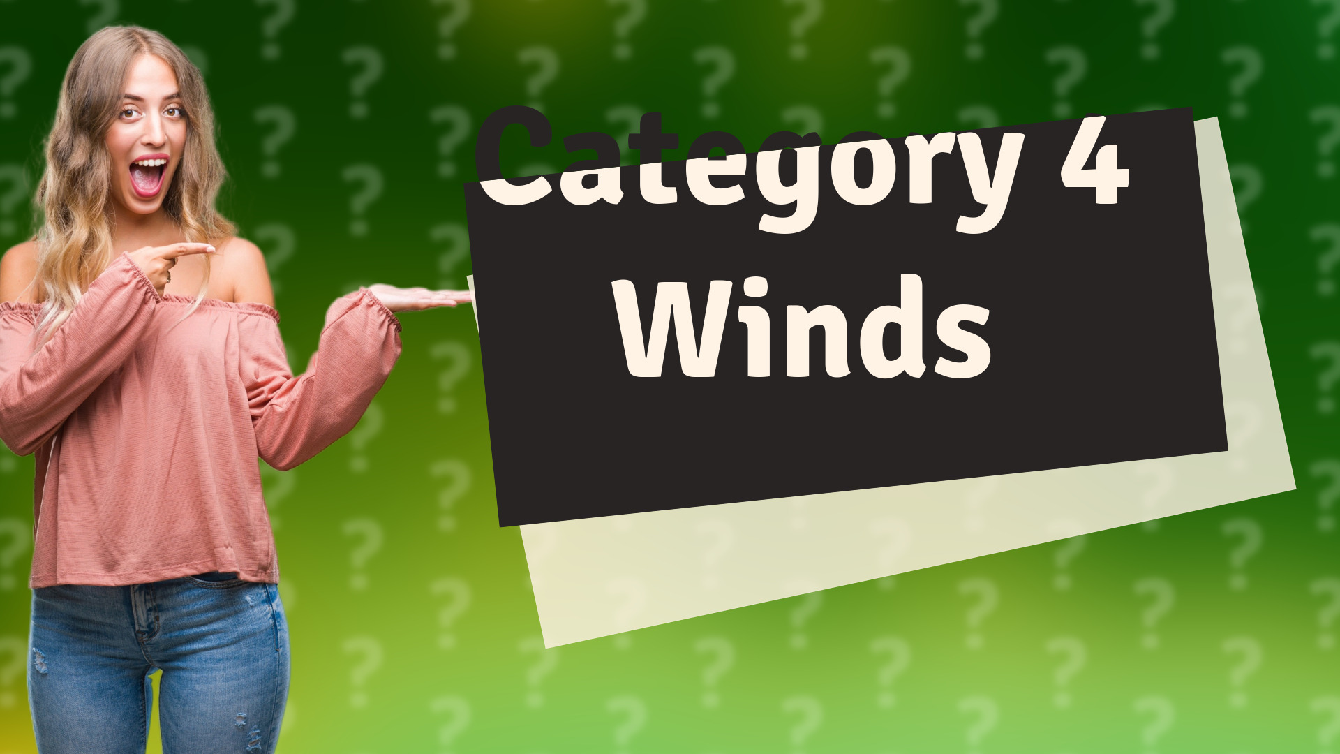 Category 4 Winds