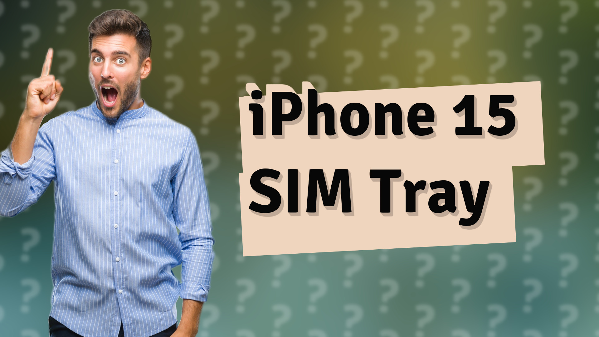iPhone 15 SIM Tray