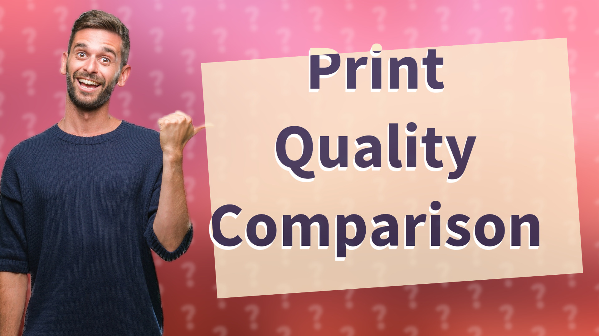Print Quality Comparison
