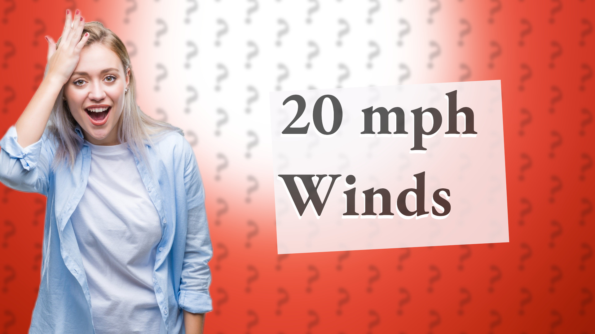 20 mph Winds