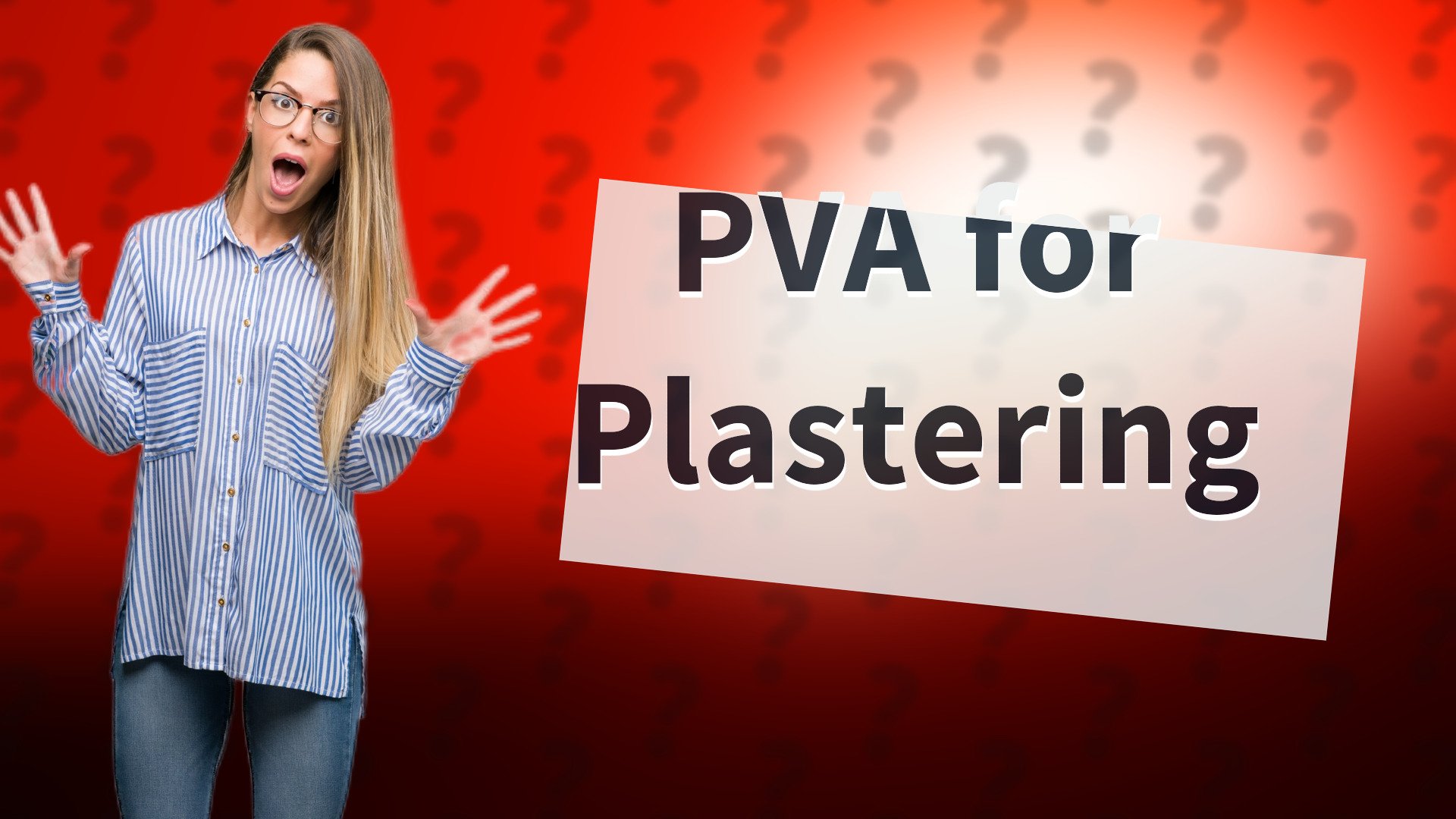 PVA for Plastering