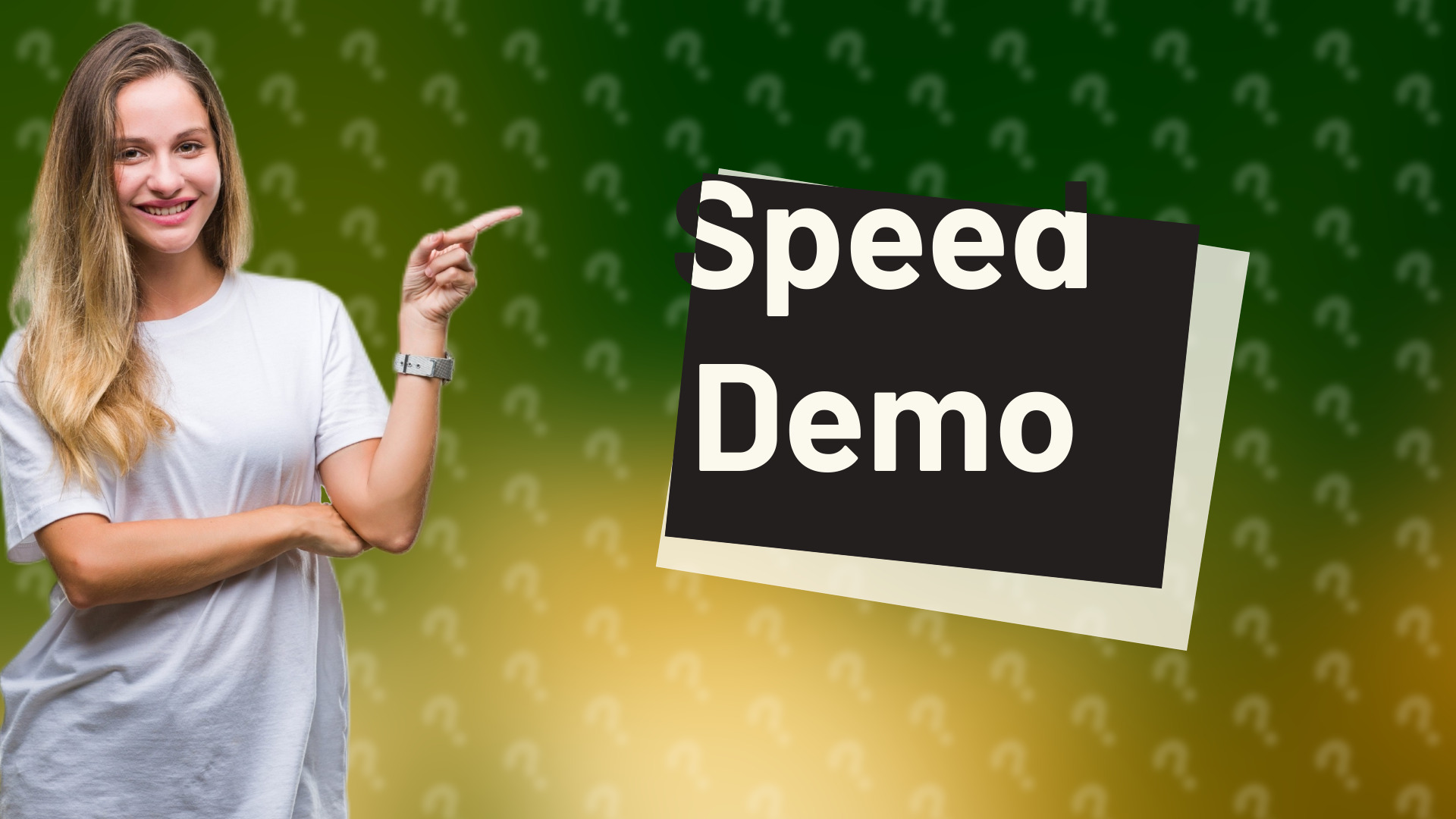 Speed Demo