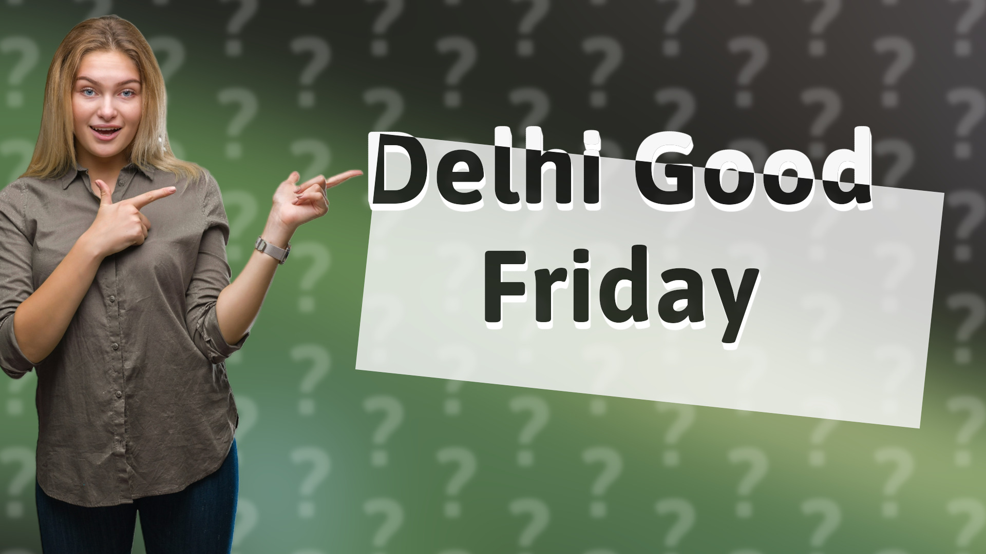 Delhi Good Friday