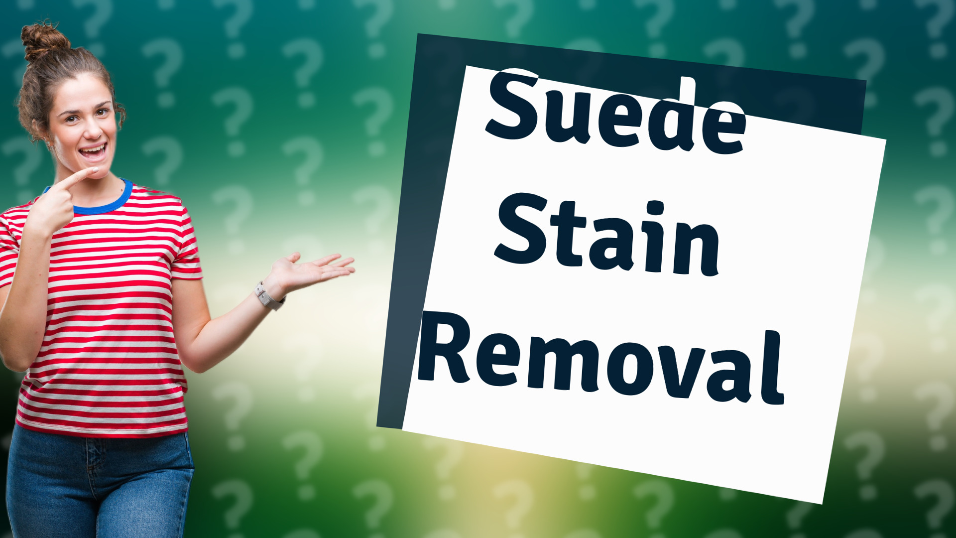 Suede Stain Removal