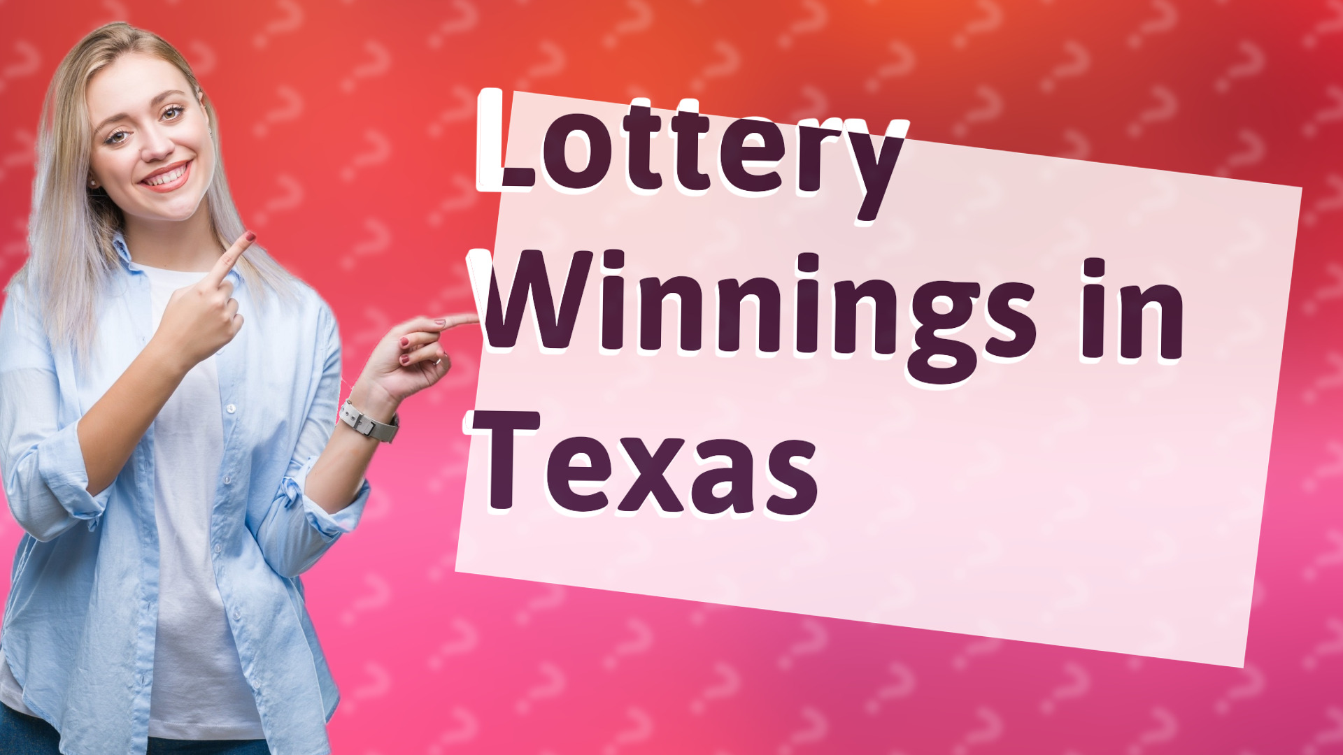 Lottery Winnings in Texas