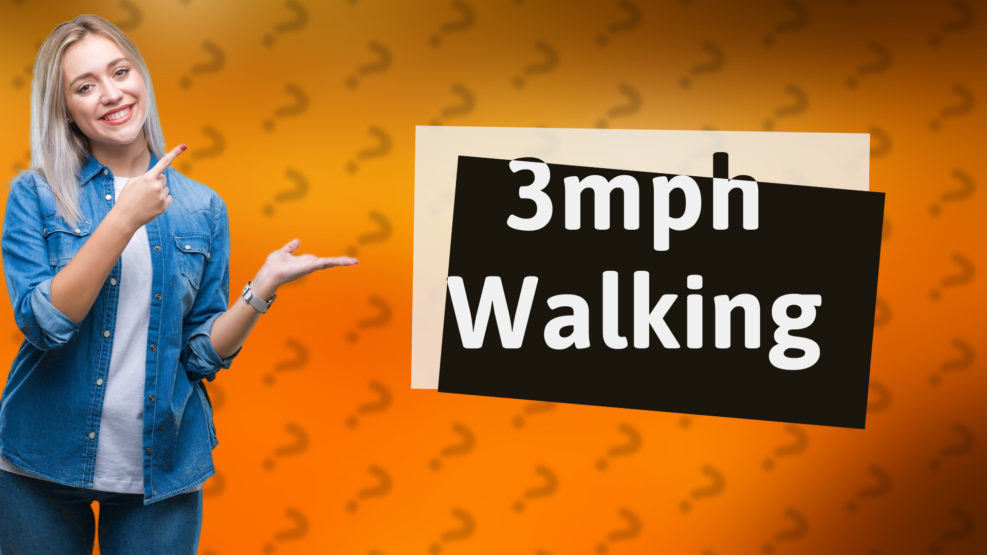 3mph Walking