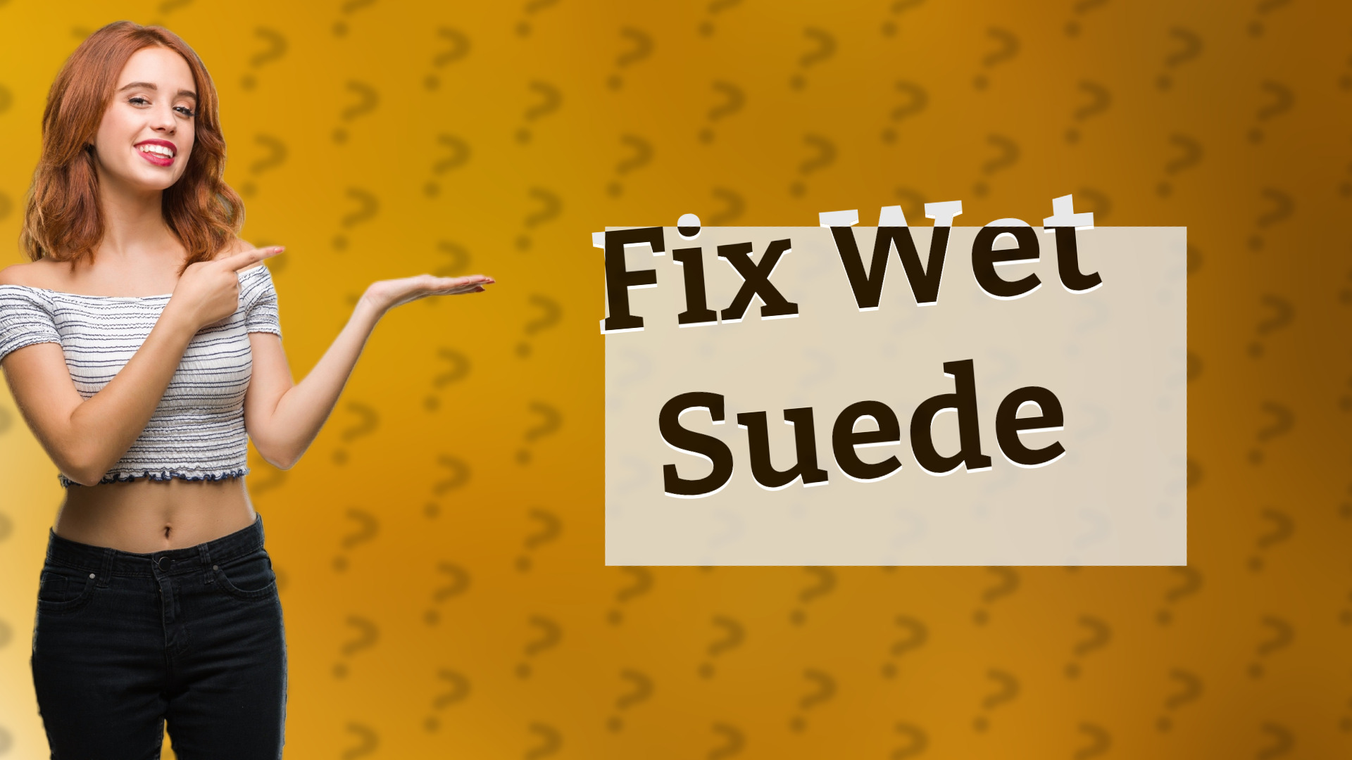 Fix Wet Suede