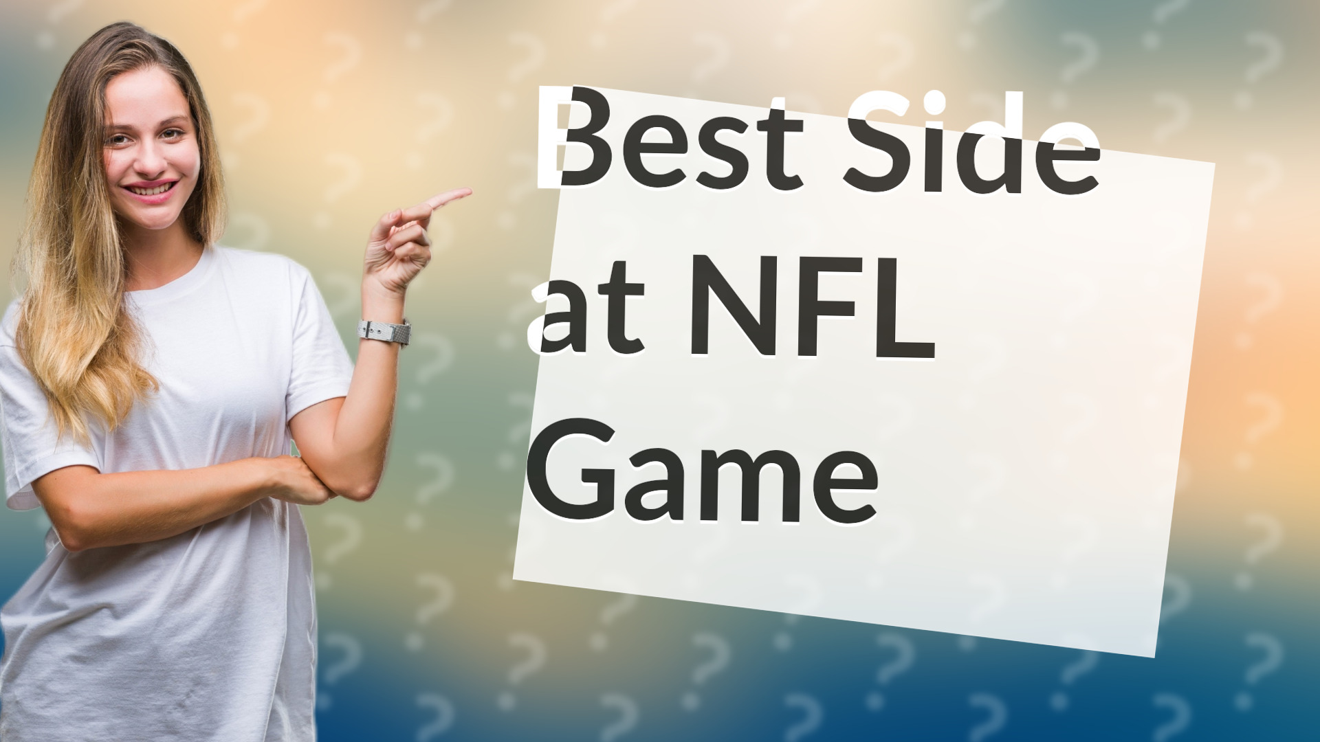 Best Side at NFL Game