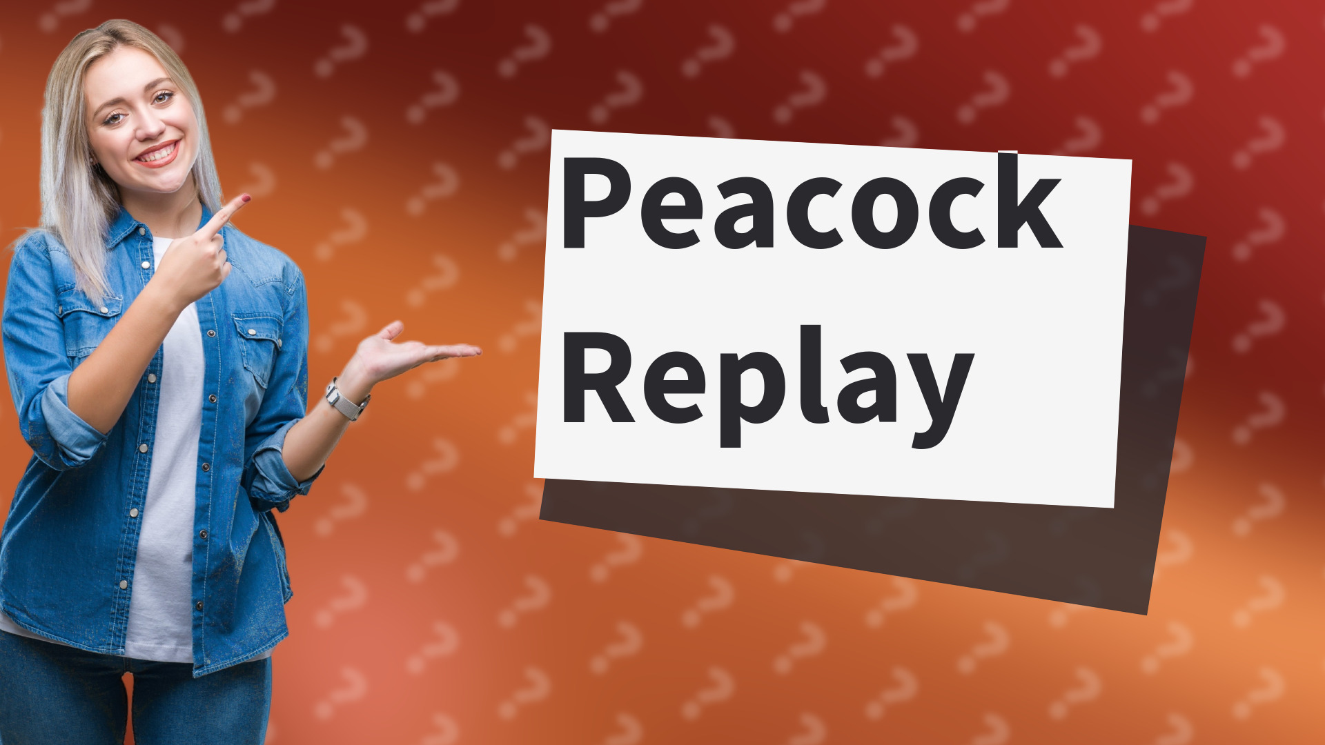 Peacock Replay