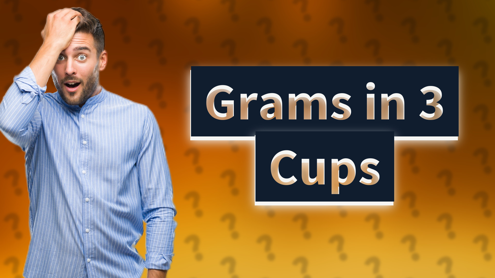 Grams in 3 Cups