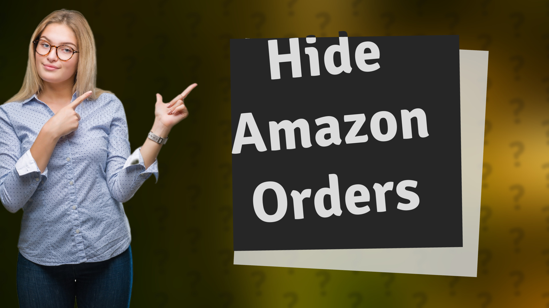Hide Amazon Orders