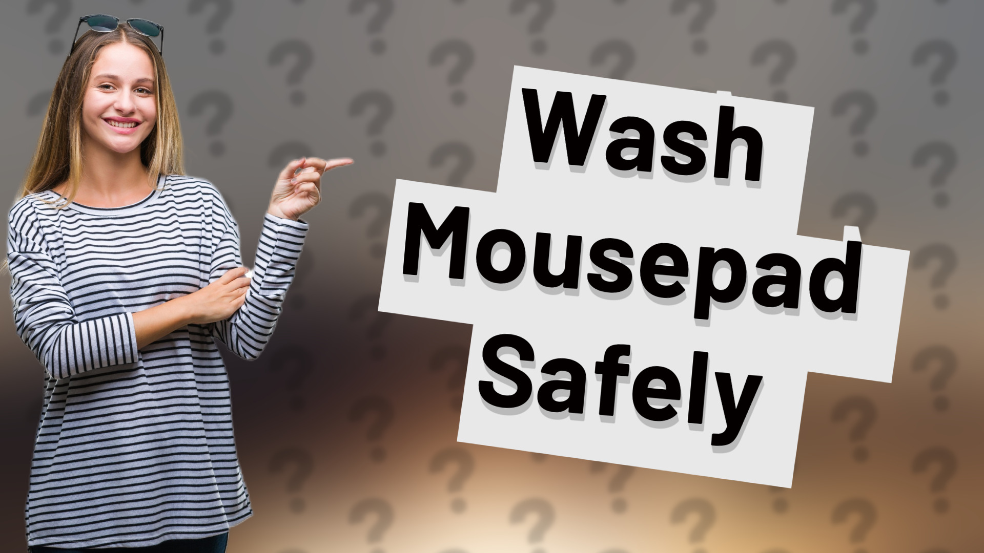 Wash Mousepad Safely