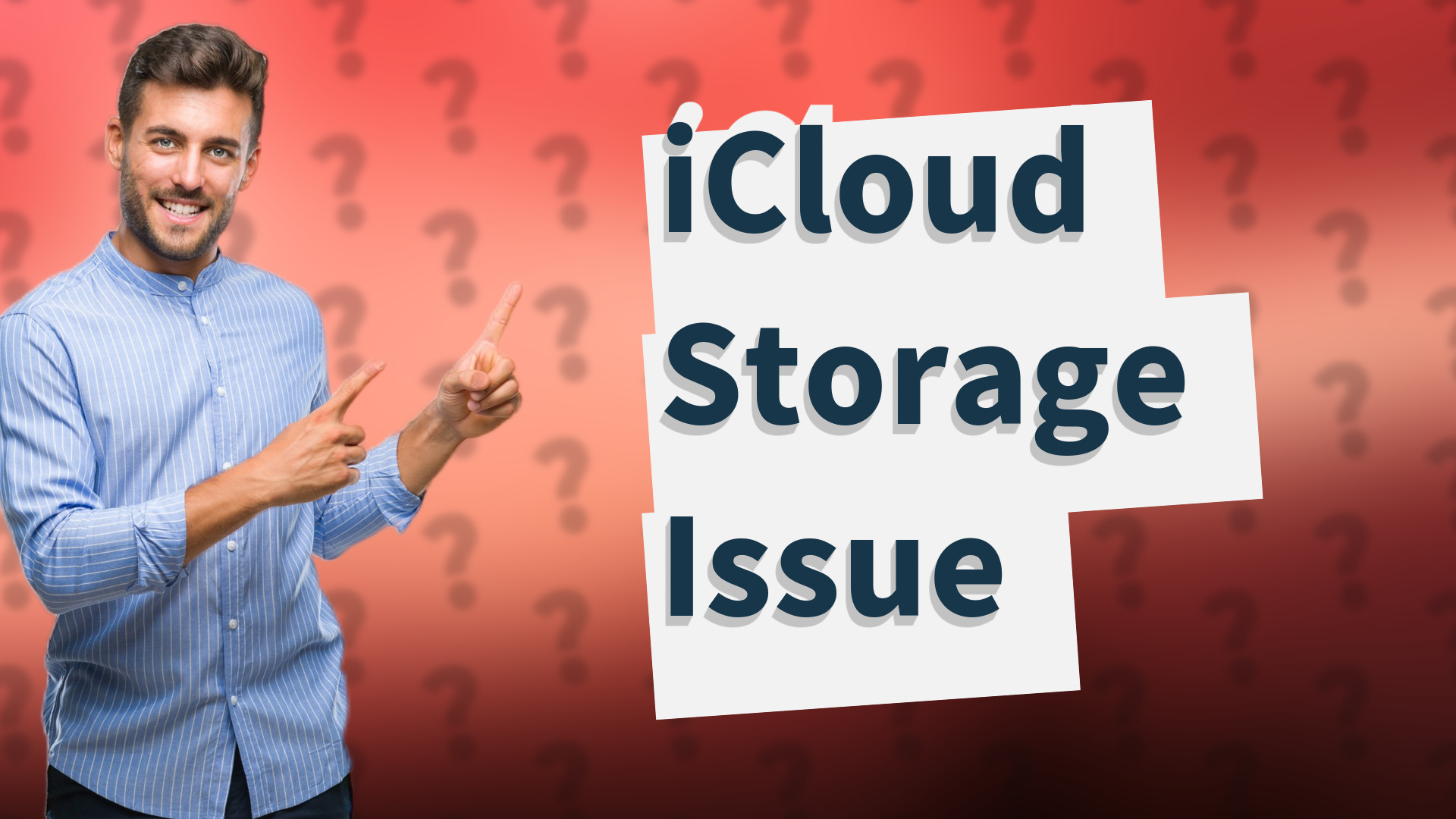 iCloud Storage Issue
