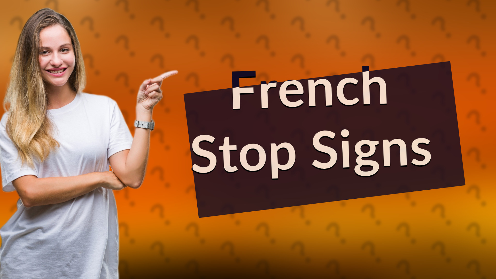 French Stop Signs