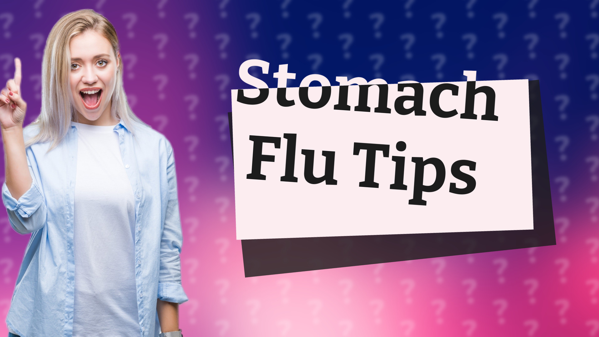 Stomach Flu Tips