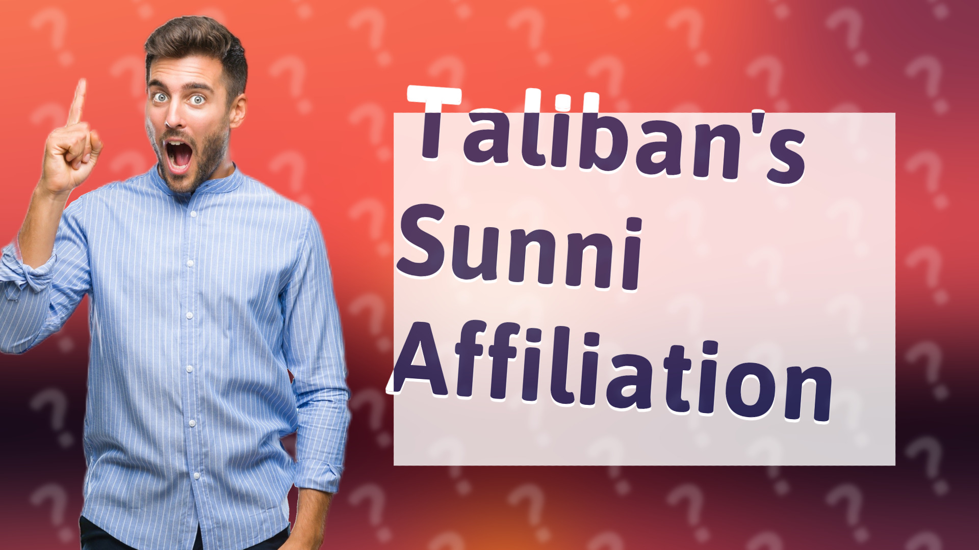 Taliban's Sunni Affiliation