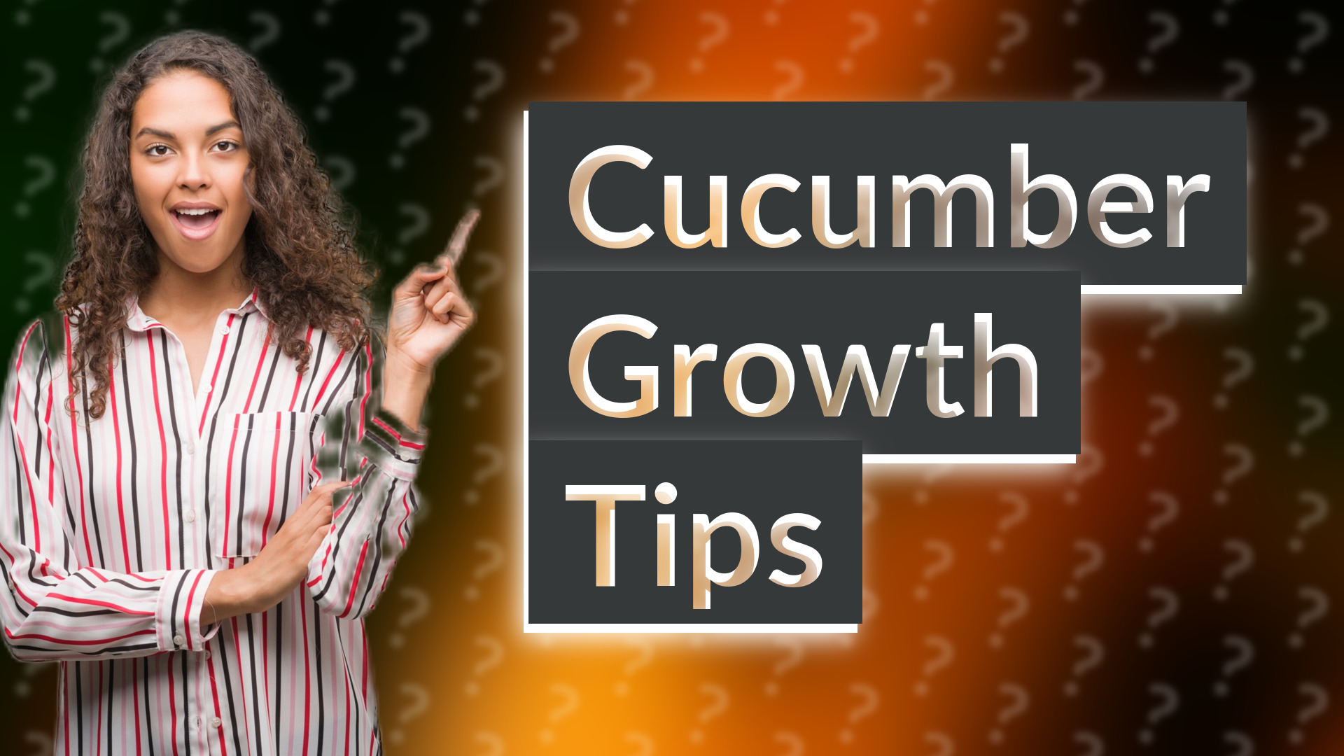 Cucumber Growth Tips