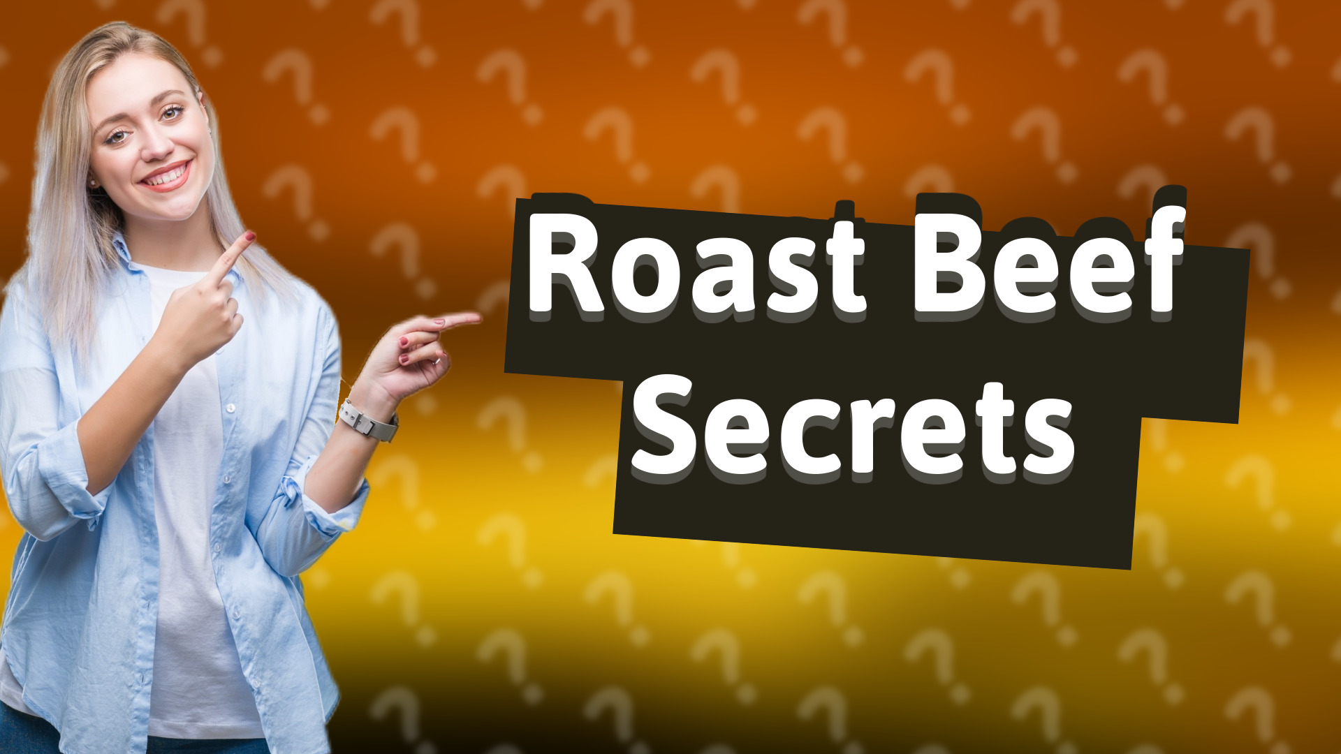 Roast Beef Secrets