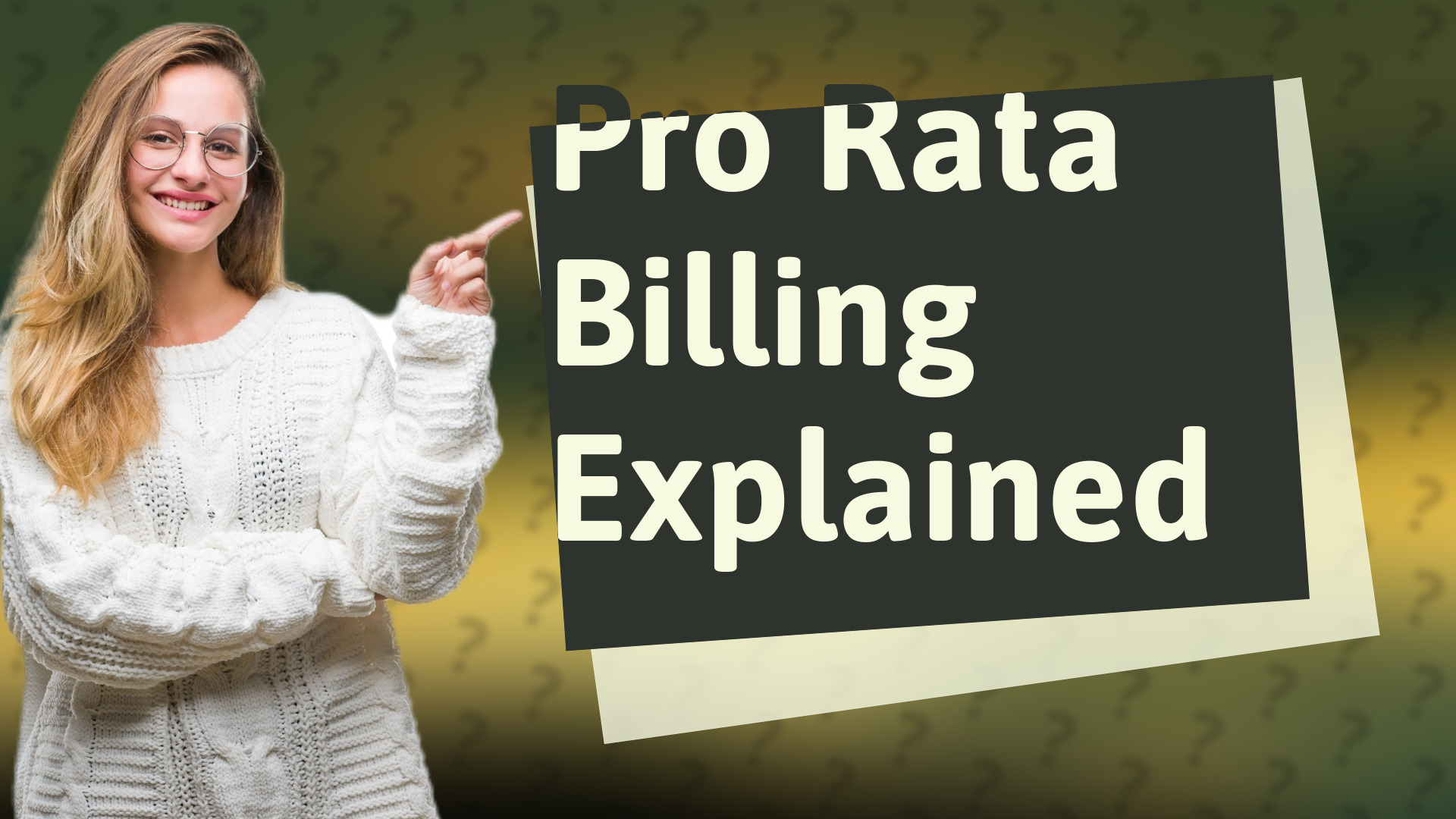 Pro Rata Billing Explained