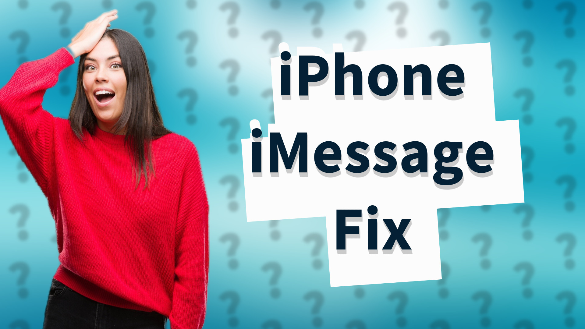 iPhone iMessage Fix