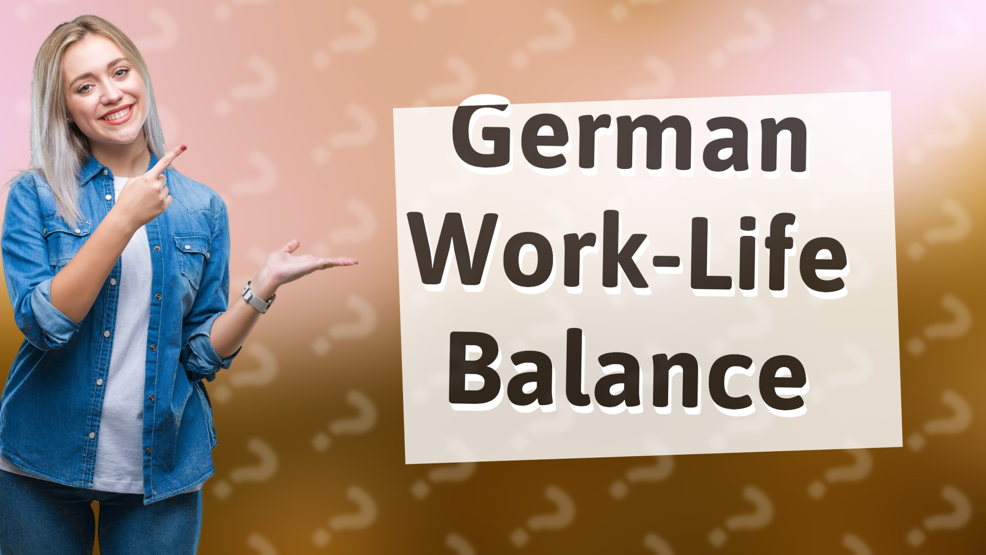 German Work-Life Balance