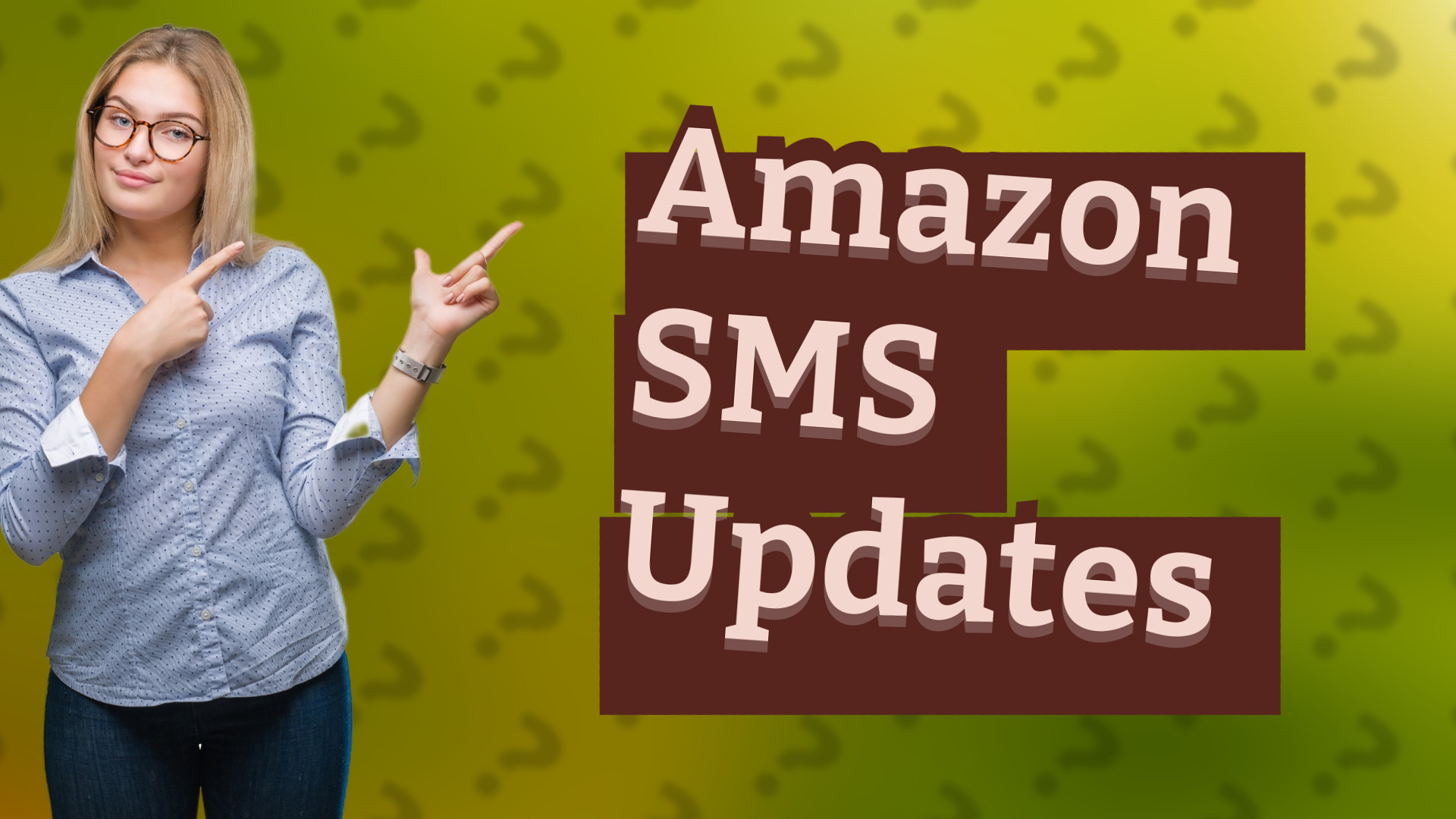Amazon SMS Updates