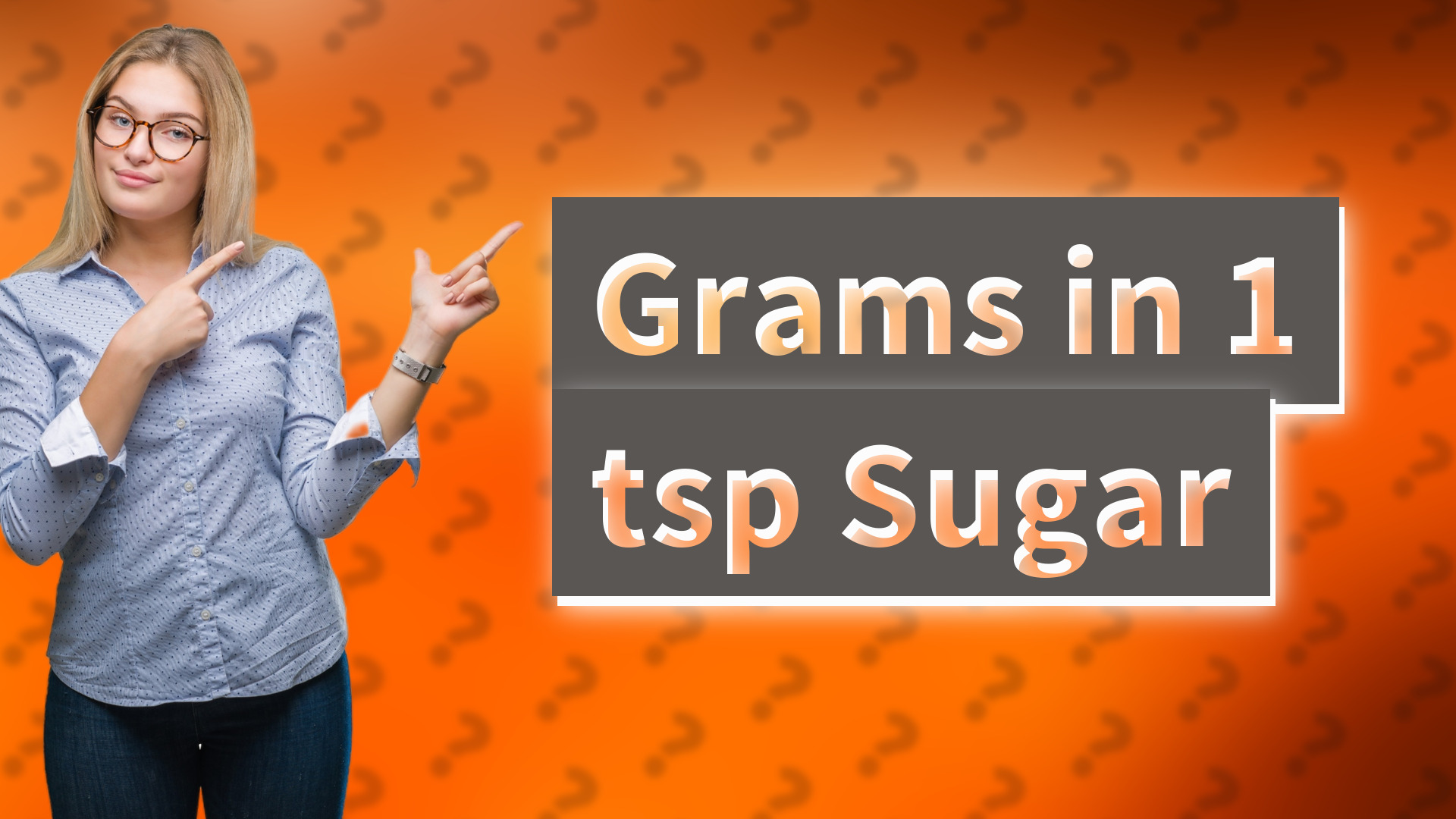 Grams in 1 tsp Sugar