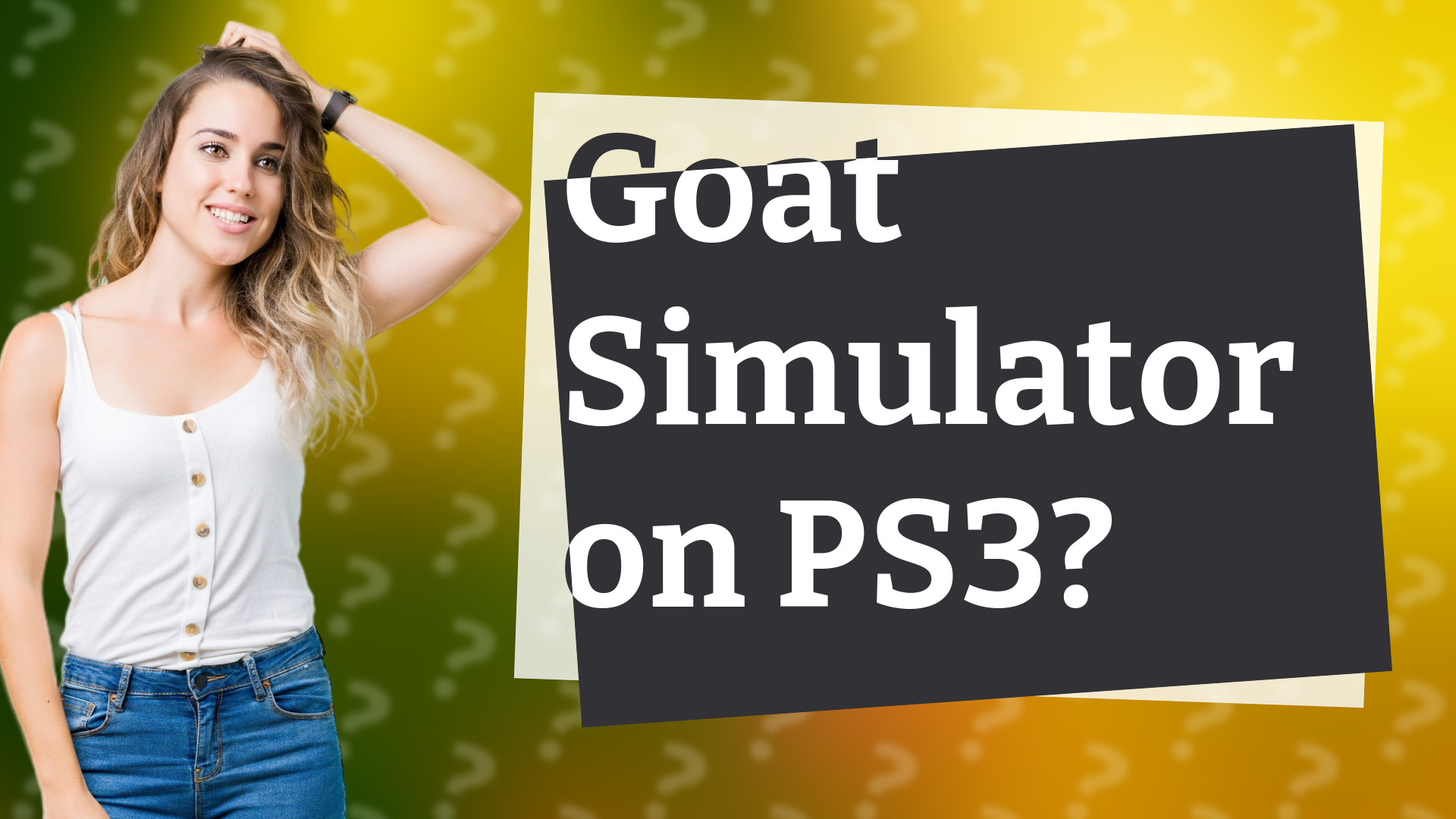 Goat Simulator on PS3?