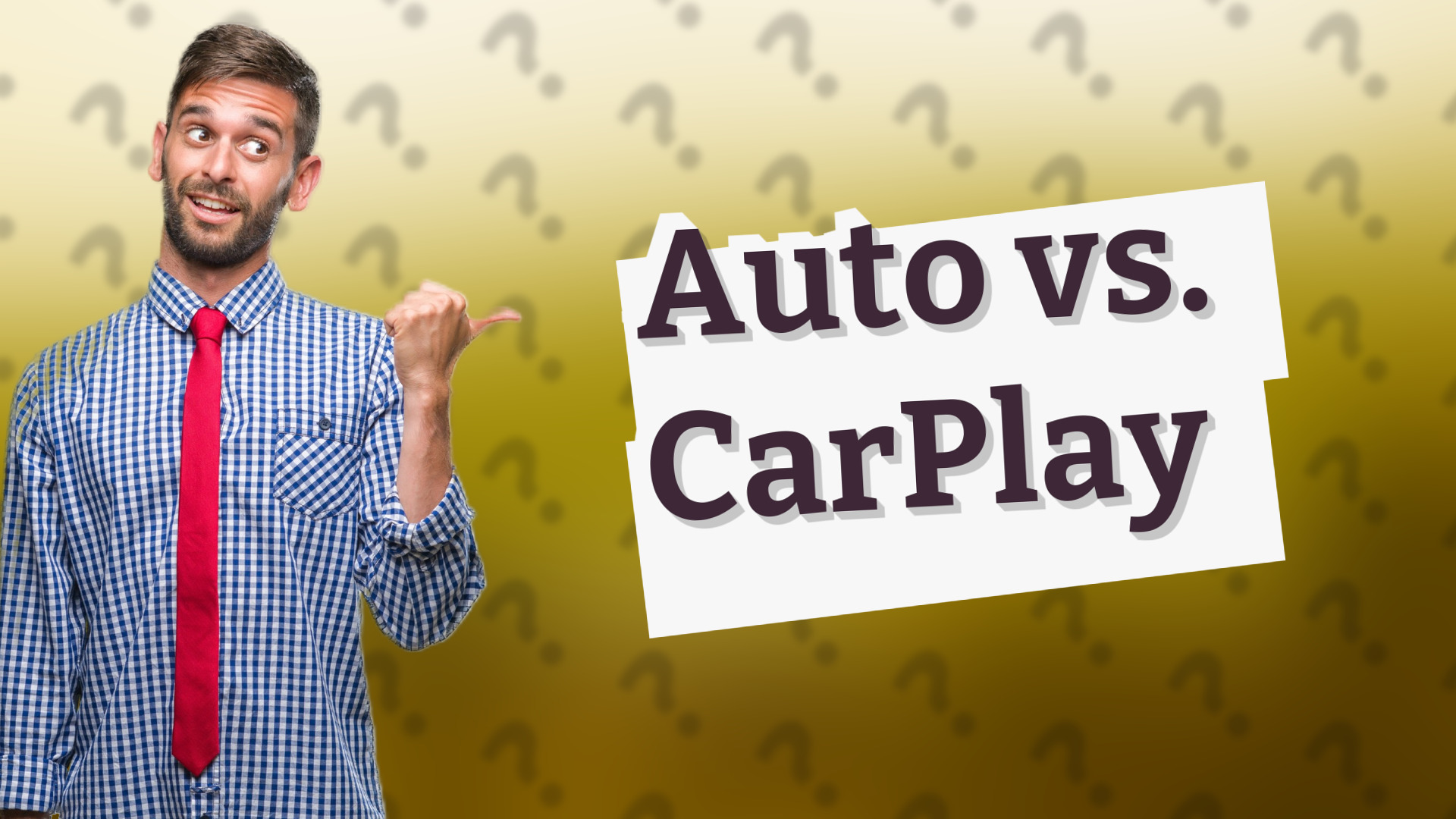 Auto vs. CarPlay