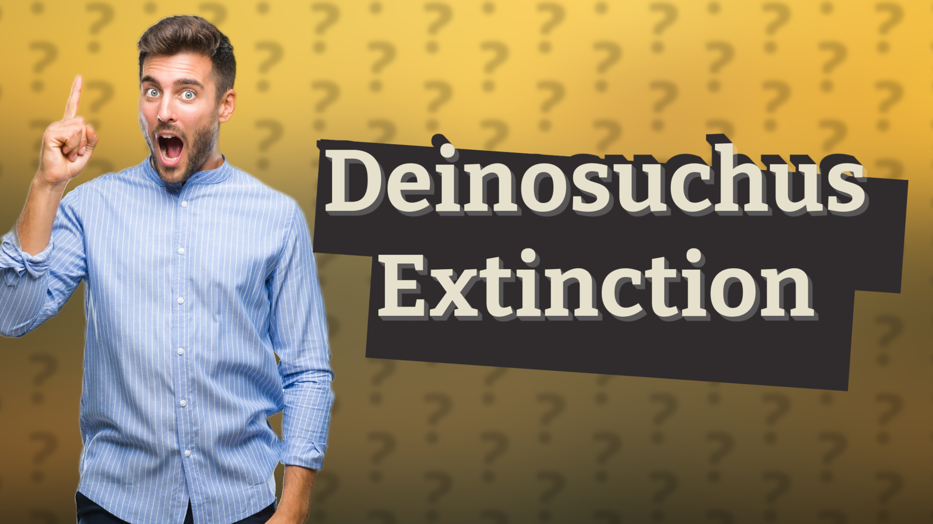 Deinosuchus Extinction