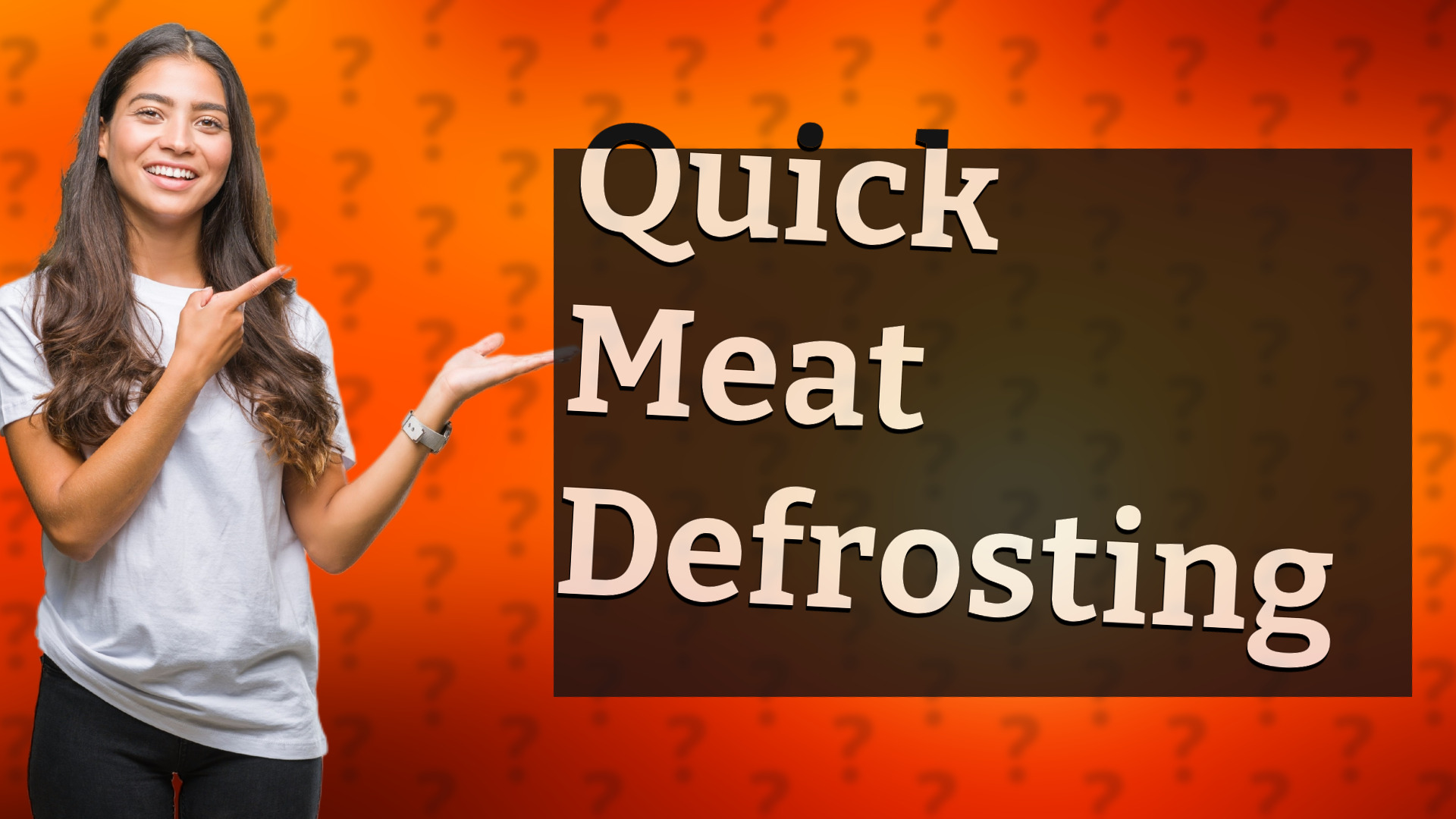 Quick Meat Defrosting