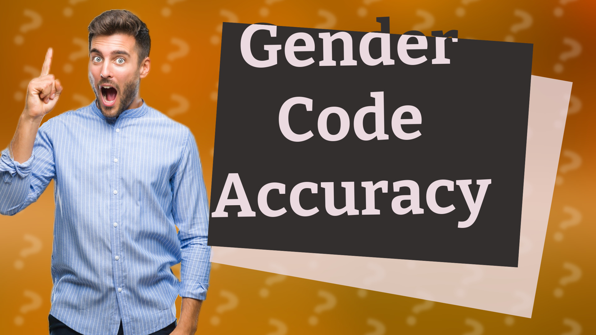 Gender Code Accuracy