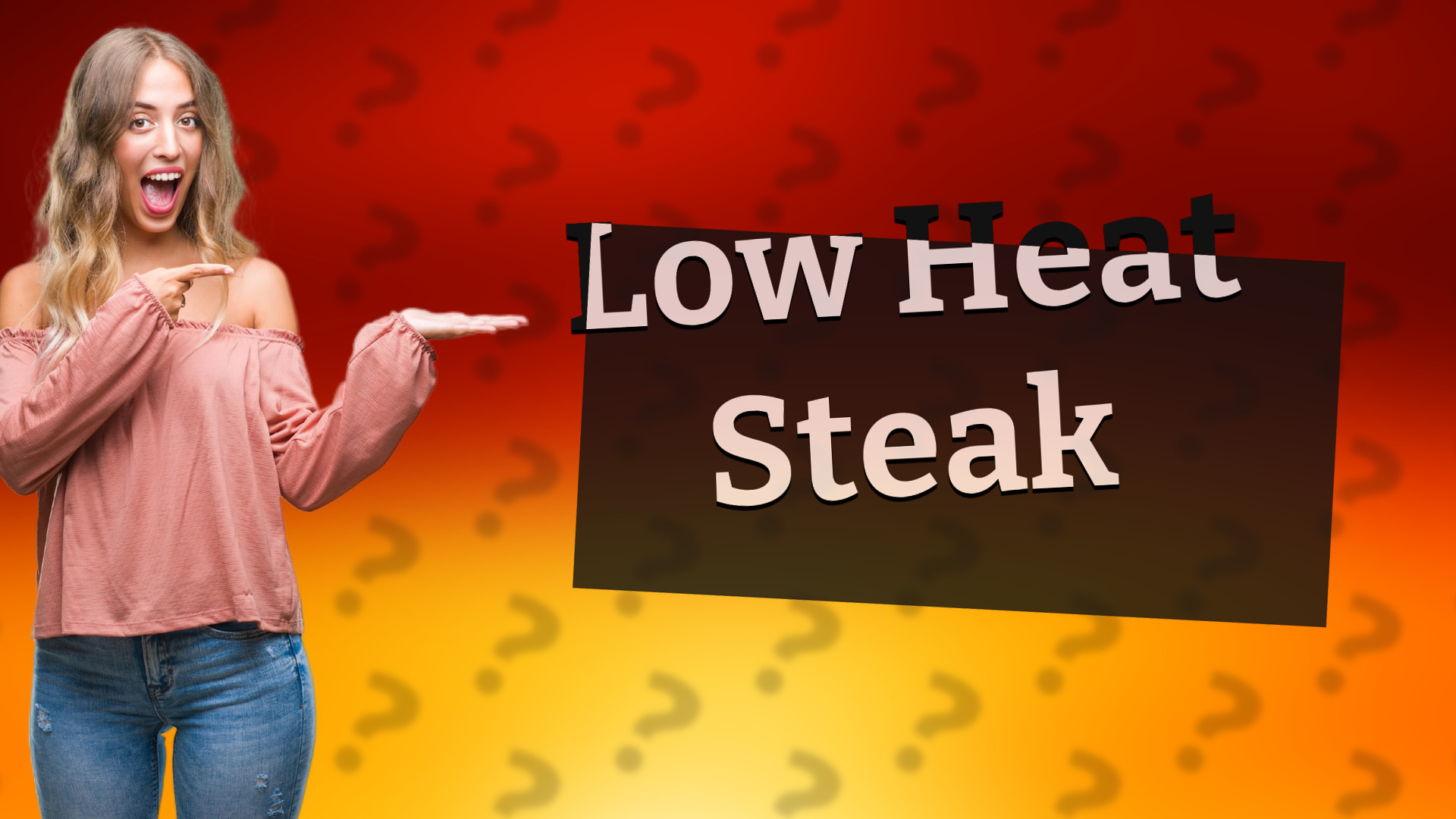 Low Heat Steak
